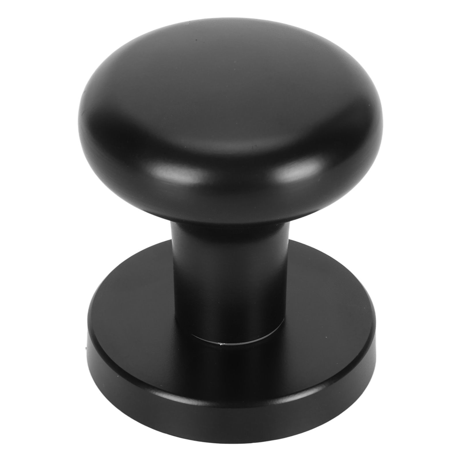 Door Knob Black Round Handle Keyless Locking Zinc Alloy Privacy Function Easy view 6