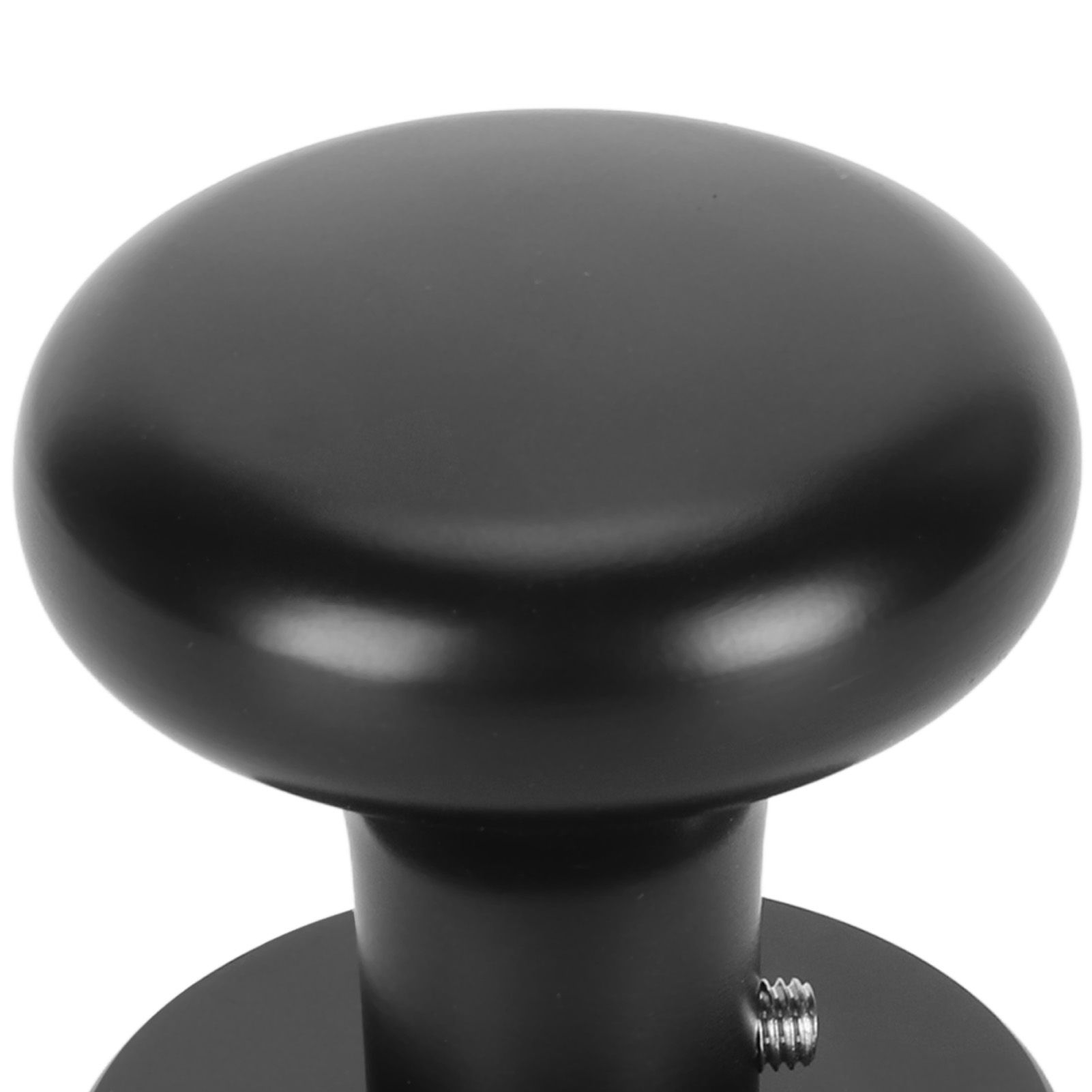Door Knob Black Round Handle Keyless Locking Zinc Alloy Privacy Function Easy view 13