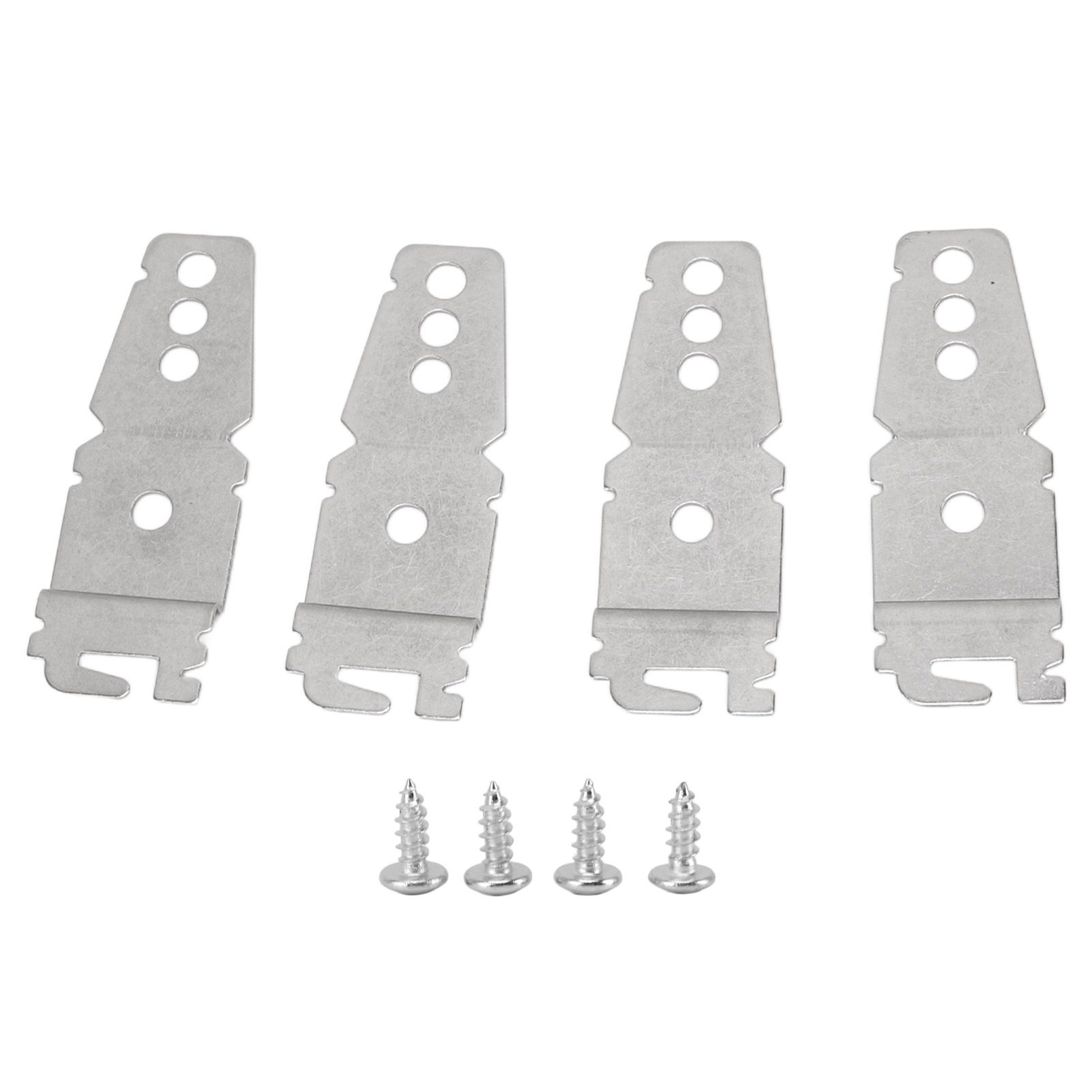 4pcs Dishwasher Mounting Bracket Stainless Steel with Screws Undercounter