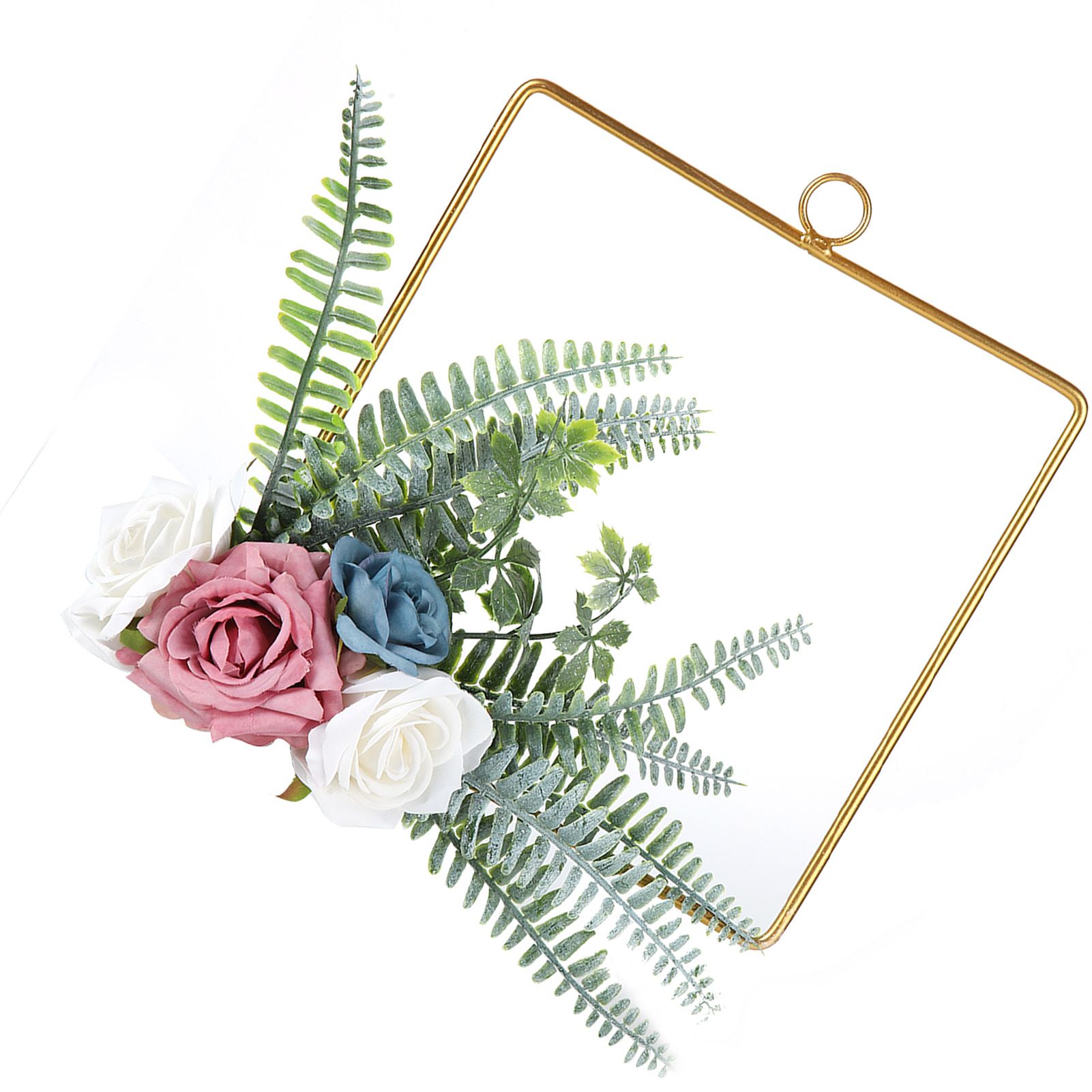 Artificial Flower Wreath Bridesmaid HandHeld Garland Wall Interior Ceiling view 5