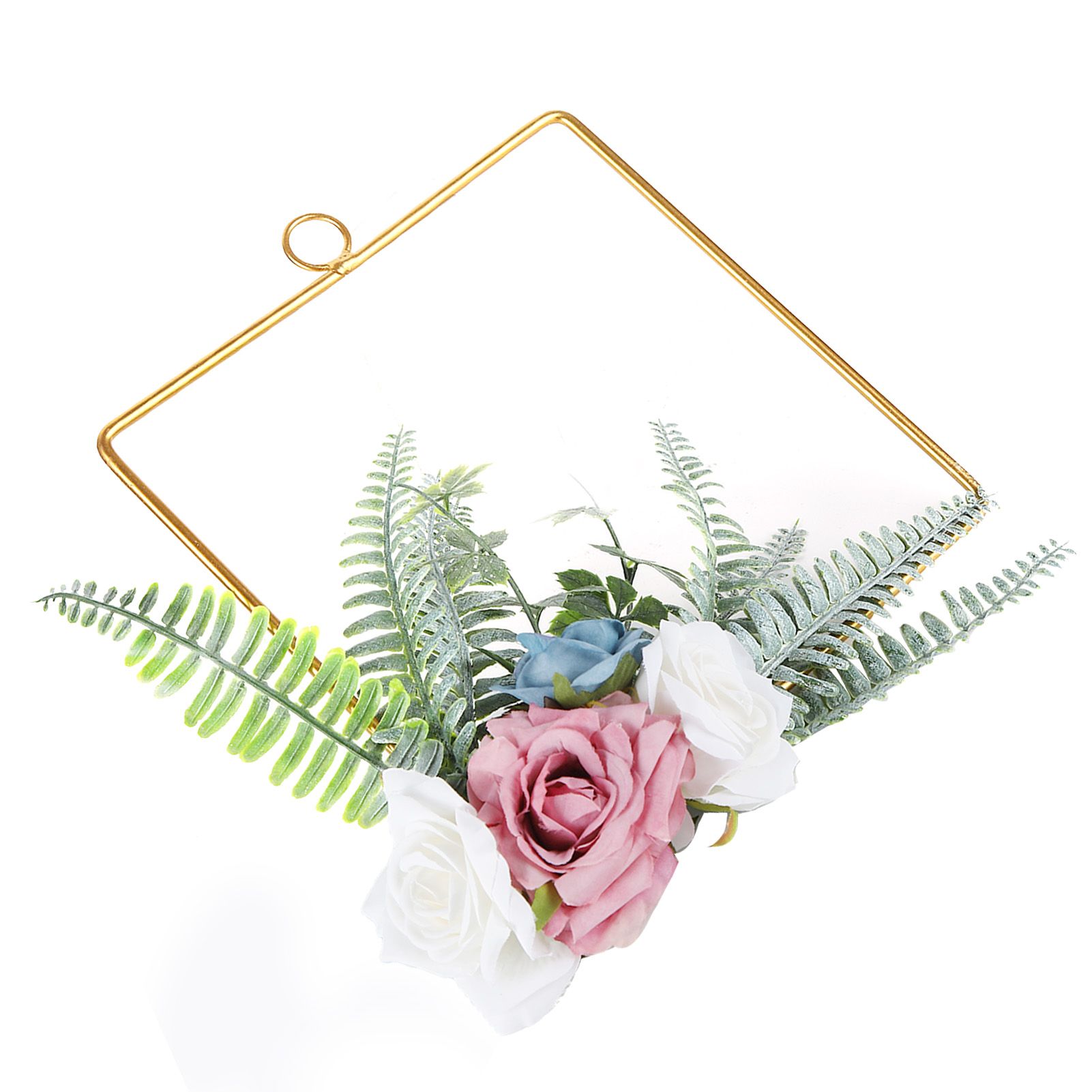 Artificial Flower Wreath Bridesmaid HandHeld Garland Wall Interior Ceiling view 6