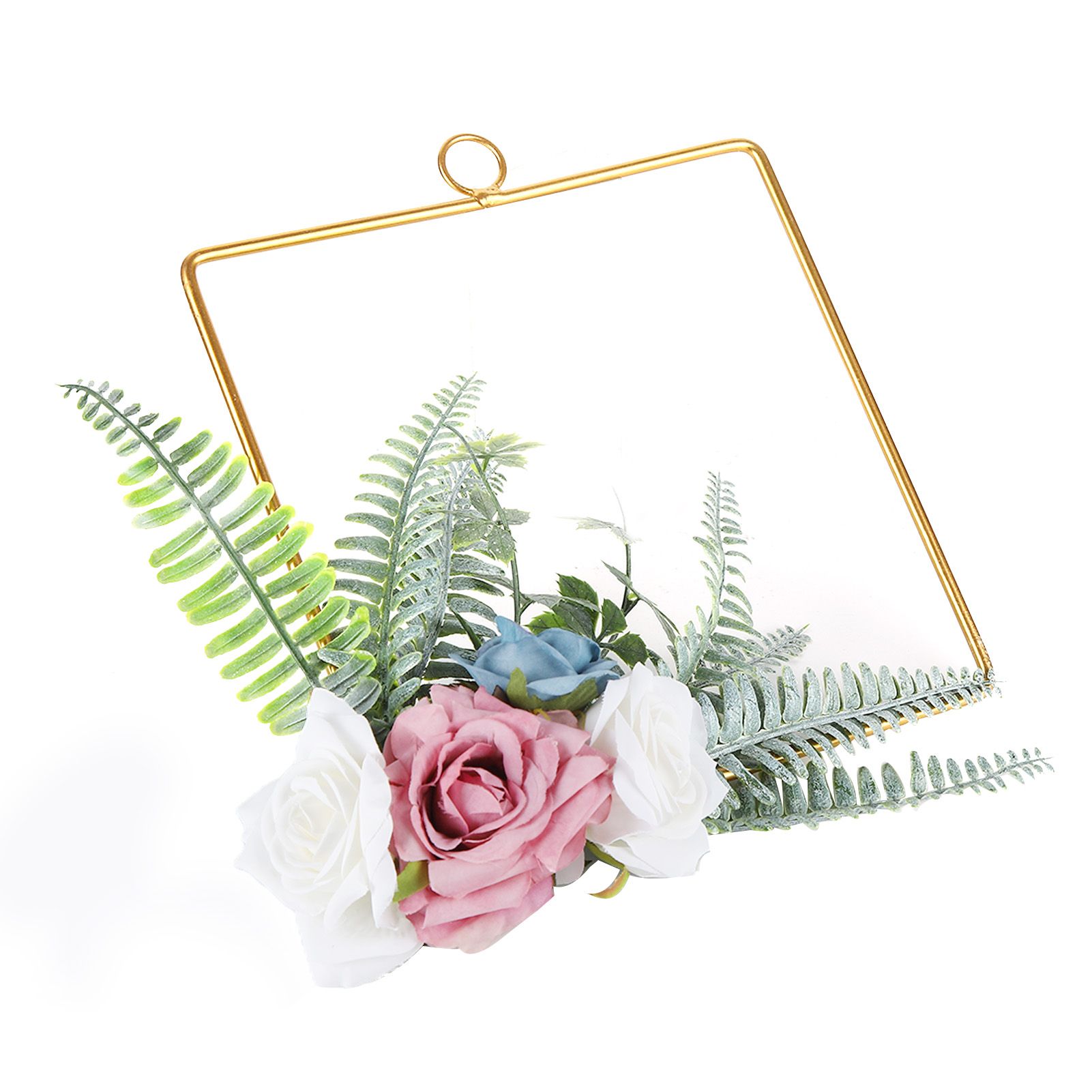 Artificial Flower Wreath Bridesmaid HandHeld Garland Wall Interior Ceiling view 10