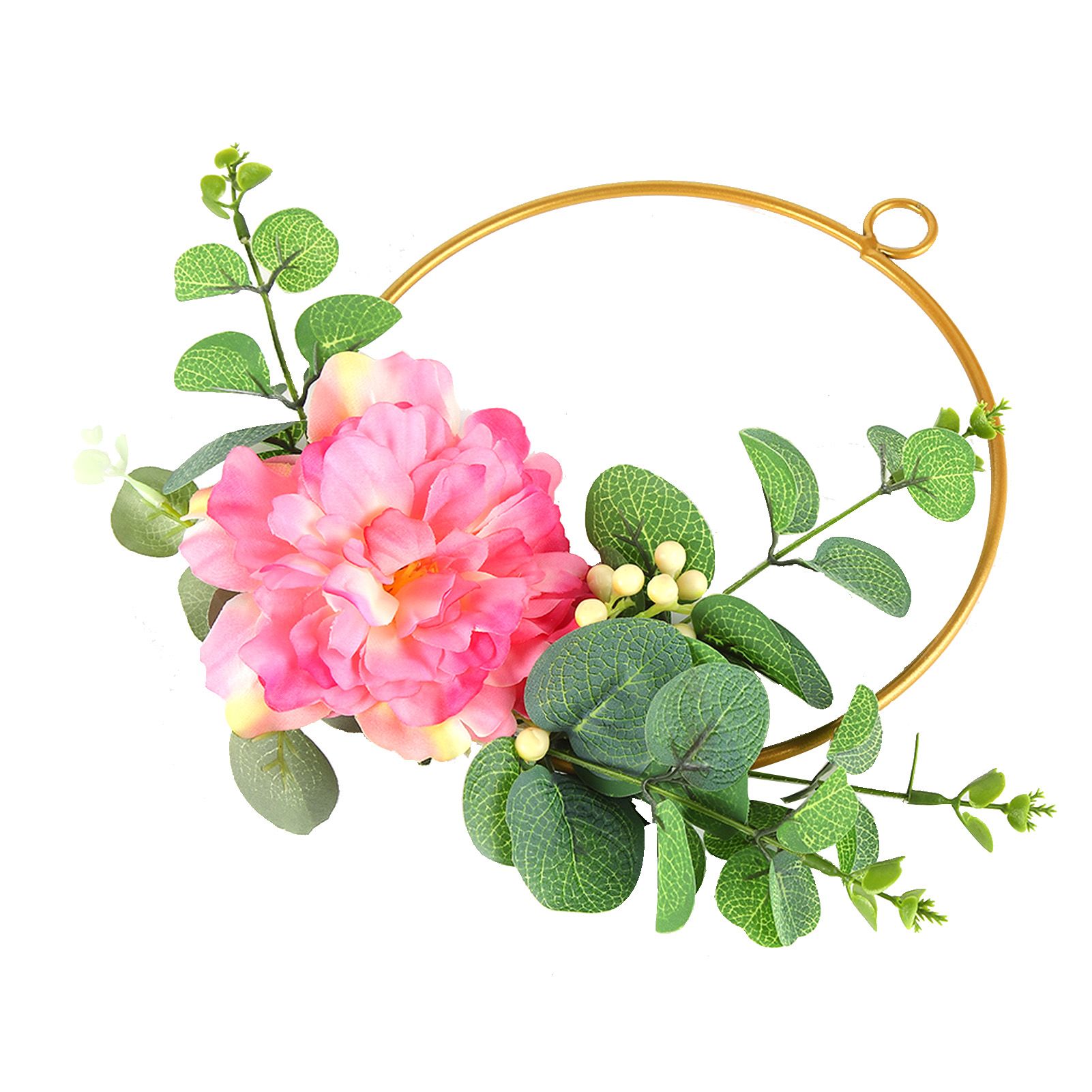 Artificial Flower Wreath Bridesmaid HandHeld Garland Wall Interior Ceiling view 4