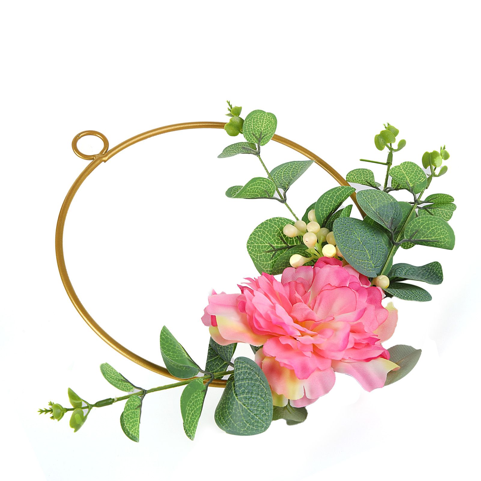 Artificial Flower Wreath Bridesmaid HandHeld Garland Wall Interior Ceiling view 5