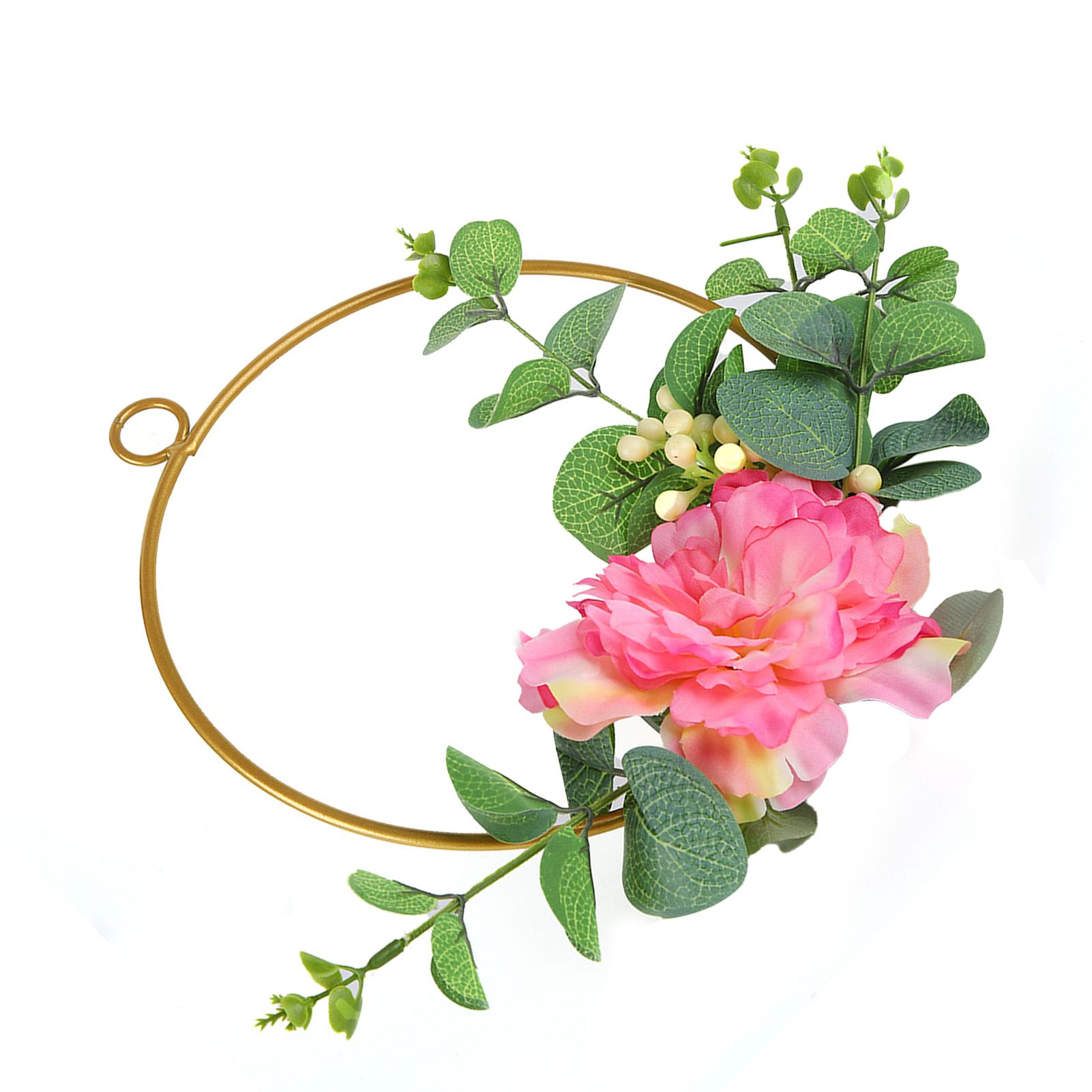 Artificial Flower Wreath Bridesmaid HandHeld Garland Wall Interior Ceiling view 6