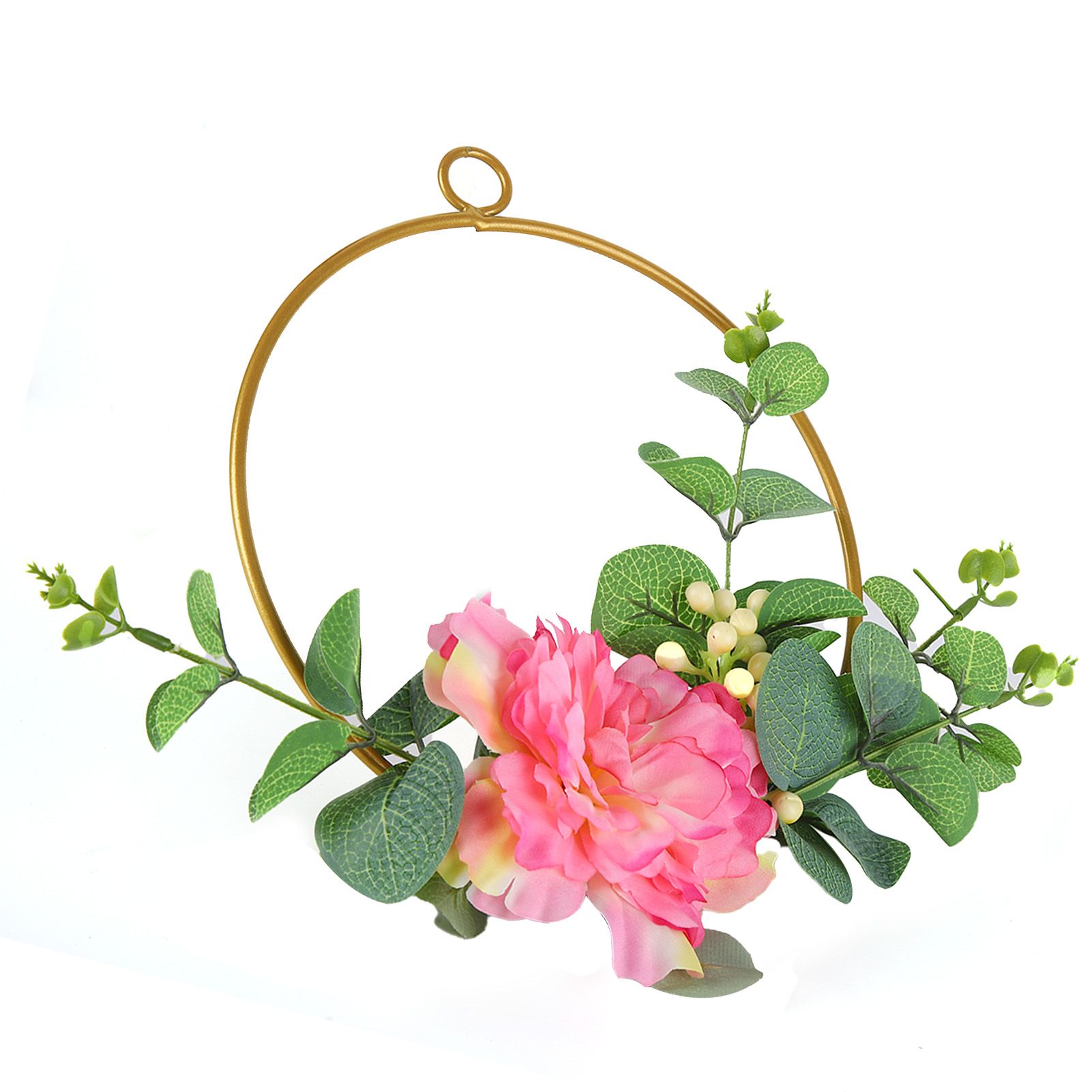 Artificial Flower Wreath Bridesmaid HandHeld Garland Wall Interior Ceiling view 7