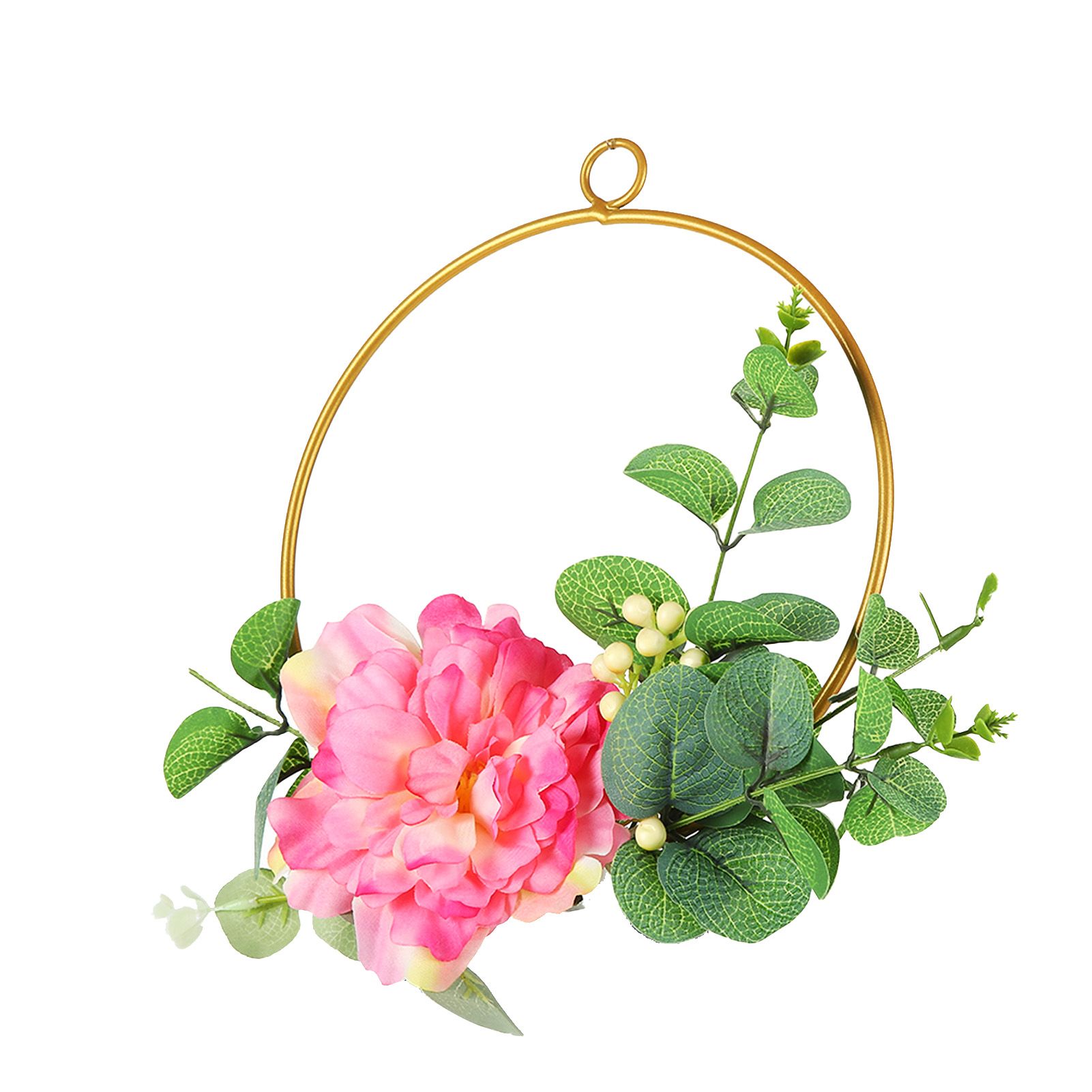 Artificial Flower Wreath Bridesmaid HandHeld Garland Wall Interior Ceiling view 8