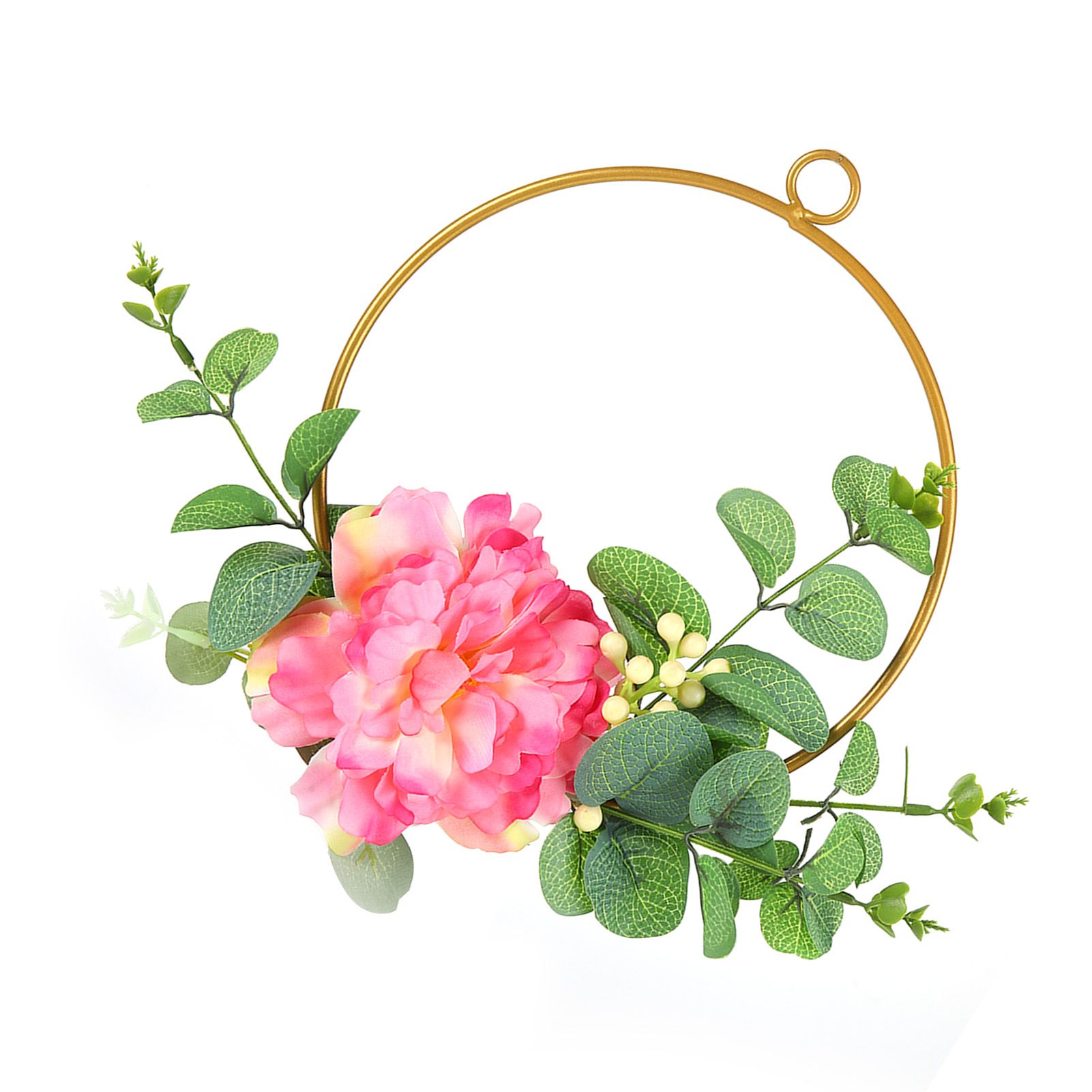 Artificial Flower Wreath Bridesmaid HandHeld Garland Wall Interior Ceiling view 9