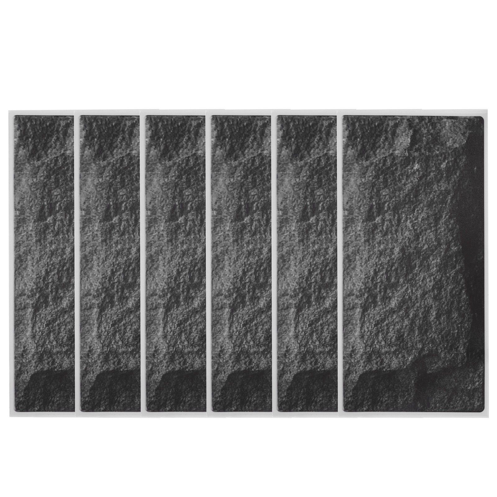 6Pcs Matte Wall Sticker Waterproof Self‑Adhesive Non‑Slip Floor Sticker for view 2