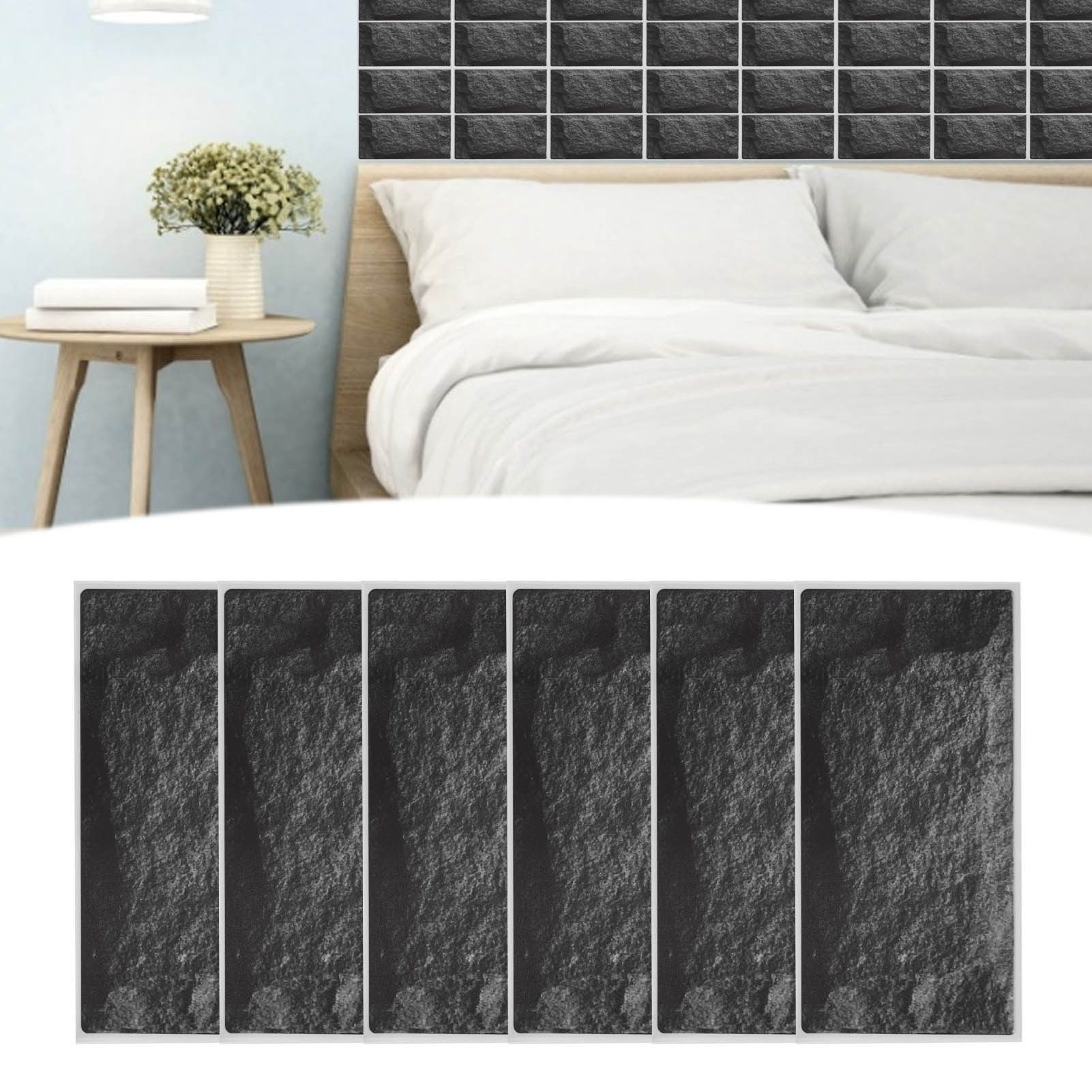 6Pcs Matte Wall Sticker Waterproof Self‑Adhesive Non‑Slip Floor Sticker for view 11