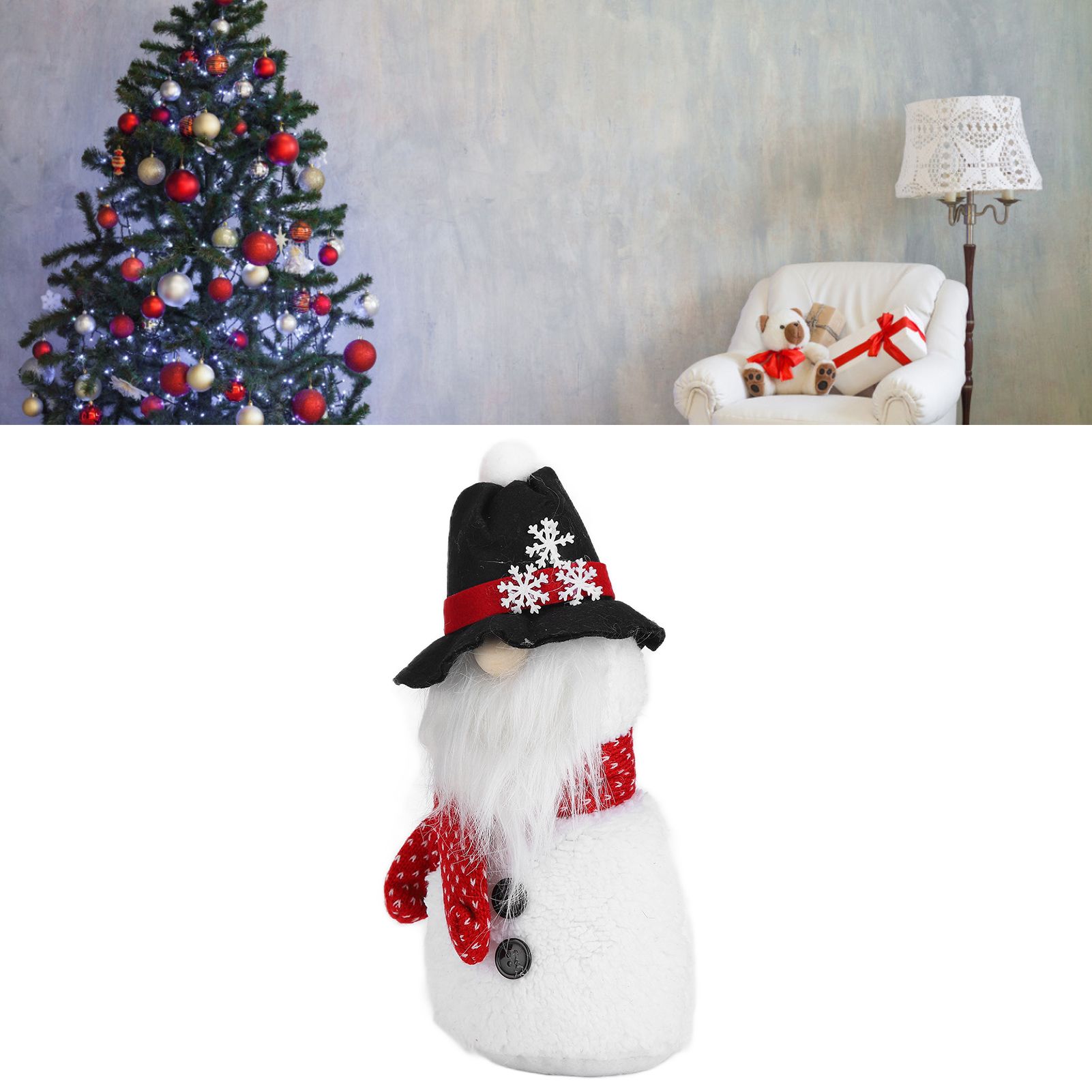 Christmas Decoration Ornaments with Hood Innovative Doll Toy for Home Festival view 12