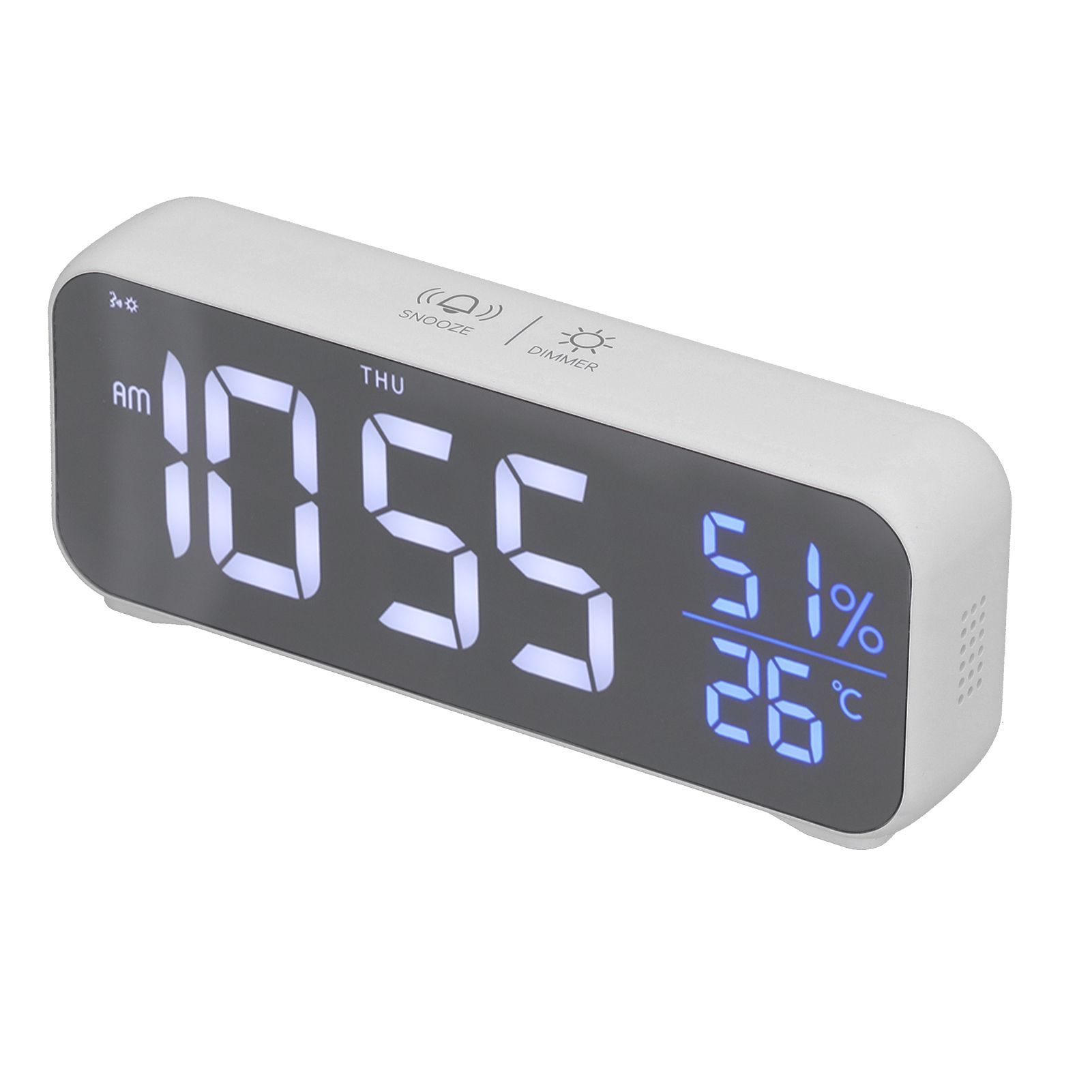 Digital Alarm Clock LED Digital Music Alarm Clock USB Charging Electronic view 4