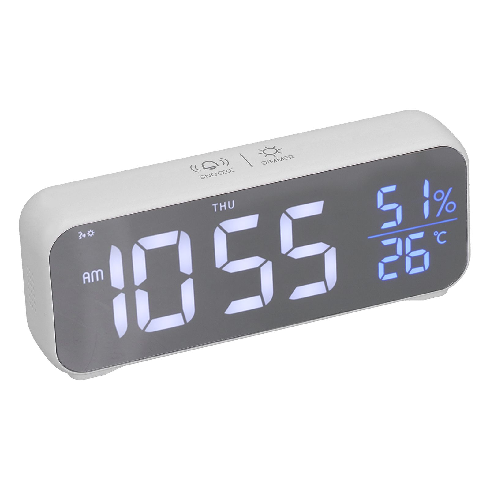 Digital Alarm Clock LED Digital Music Alarm Clock USB Charging Electronic view 5