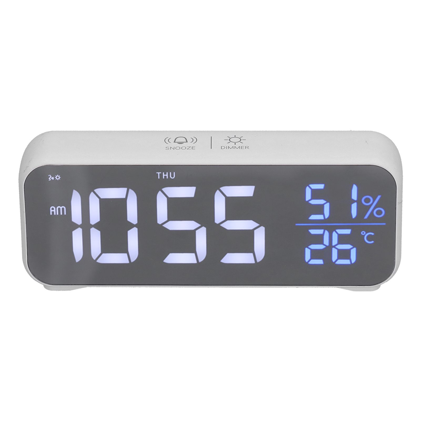 Digital Alarm Clock LED Digital Music Alarm Clock USB Charging Electronic view 8