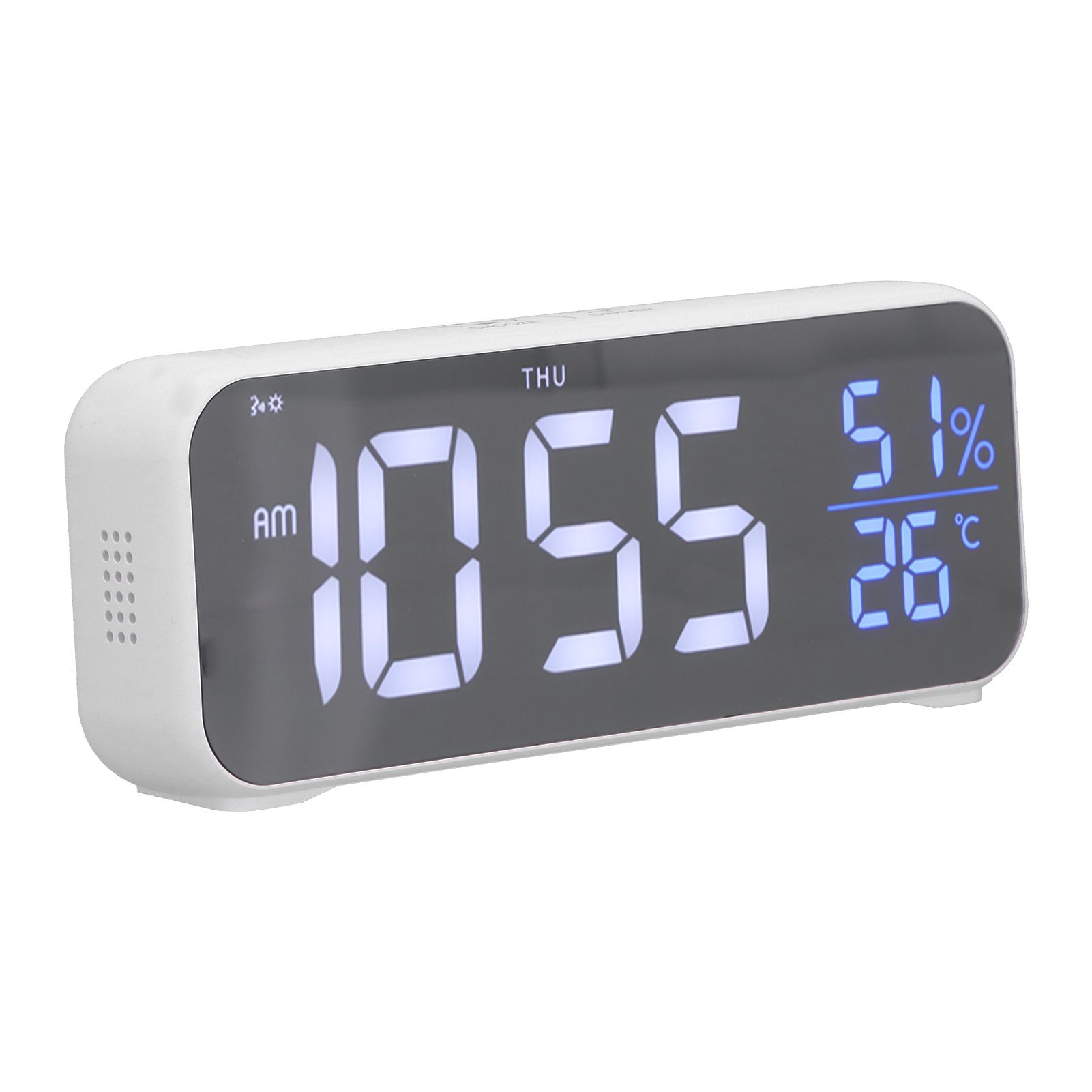Digital Alarm Clock LED Digital Music Alarm Clock USB Charging Electronic view 9