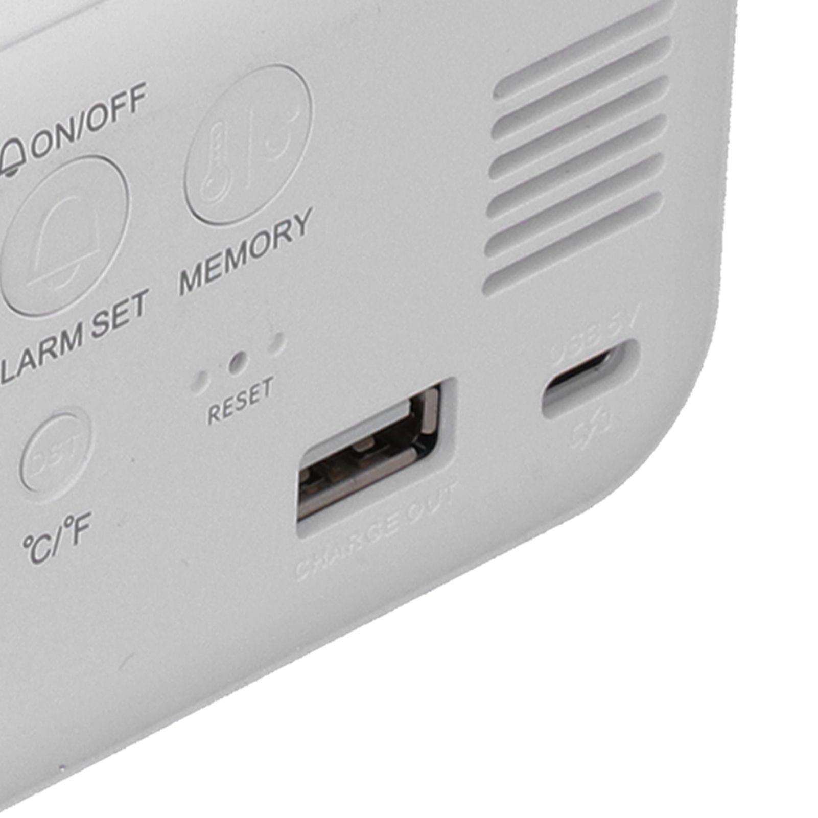 Digital Alarm Clock LED Digital Music Alarm Clock USB Charging Electronic view 14