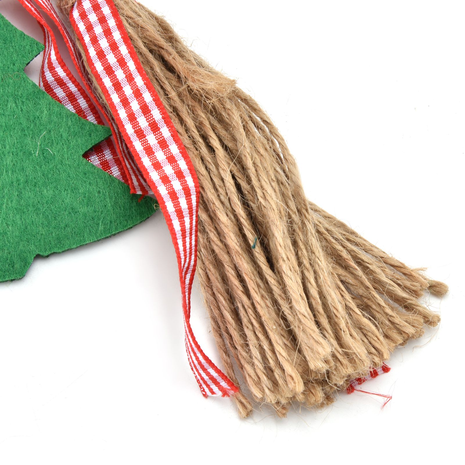 Wood Bead Garland Christmas Tree Tassel Wooden Bead Ornaments for Home view 13