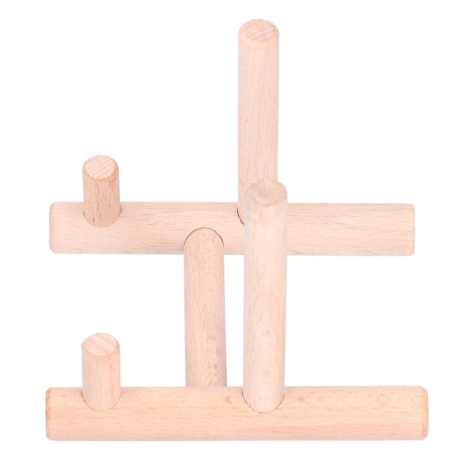 Wooden Desktop Ornament Household Modern Plate Holder Stand Home Decoration view 6