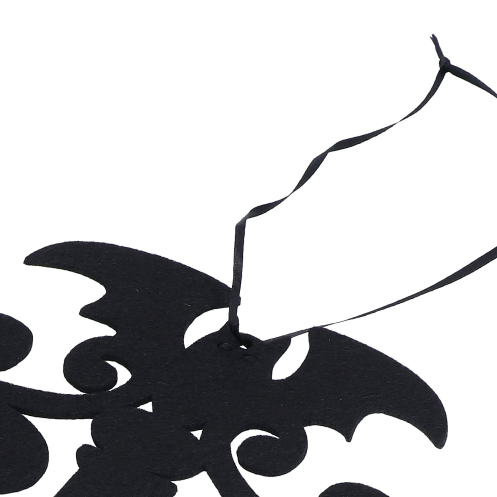 2Set Non Woven Fabric Halloween Hanging Sign Trick Or Treat Hanger for Front view 13