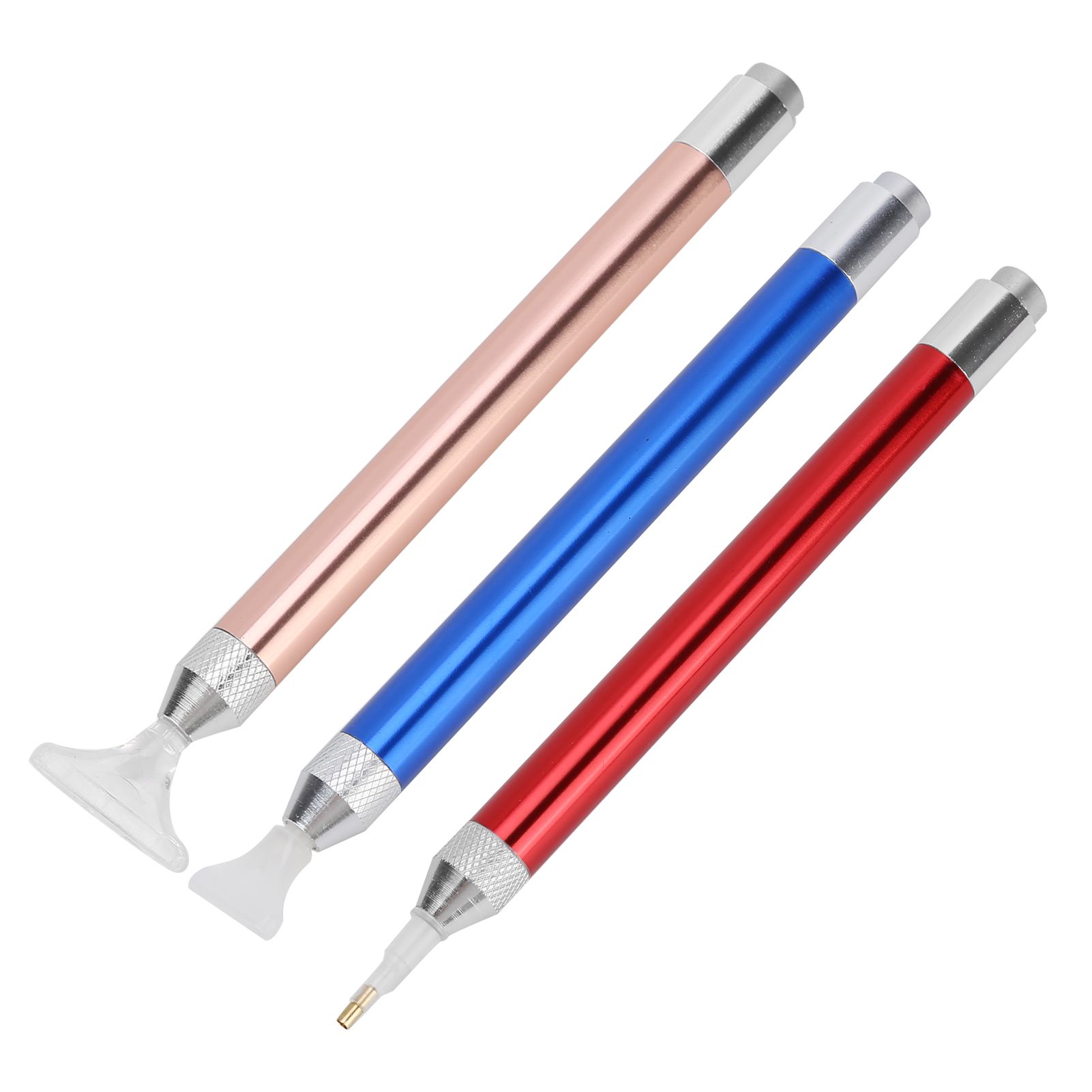 3Set Luminous Diamond Painting Pen with Magnifier for 5D DIY Diamond Art Cross view 2