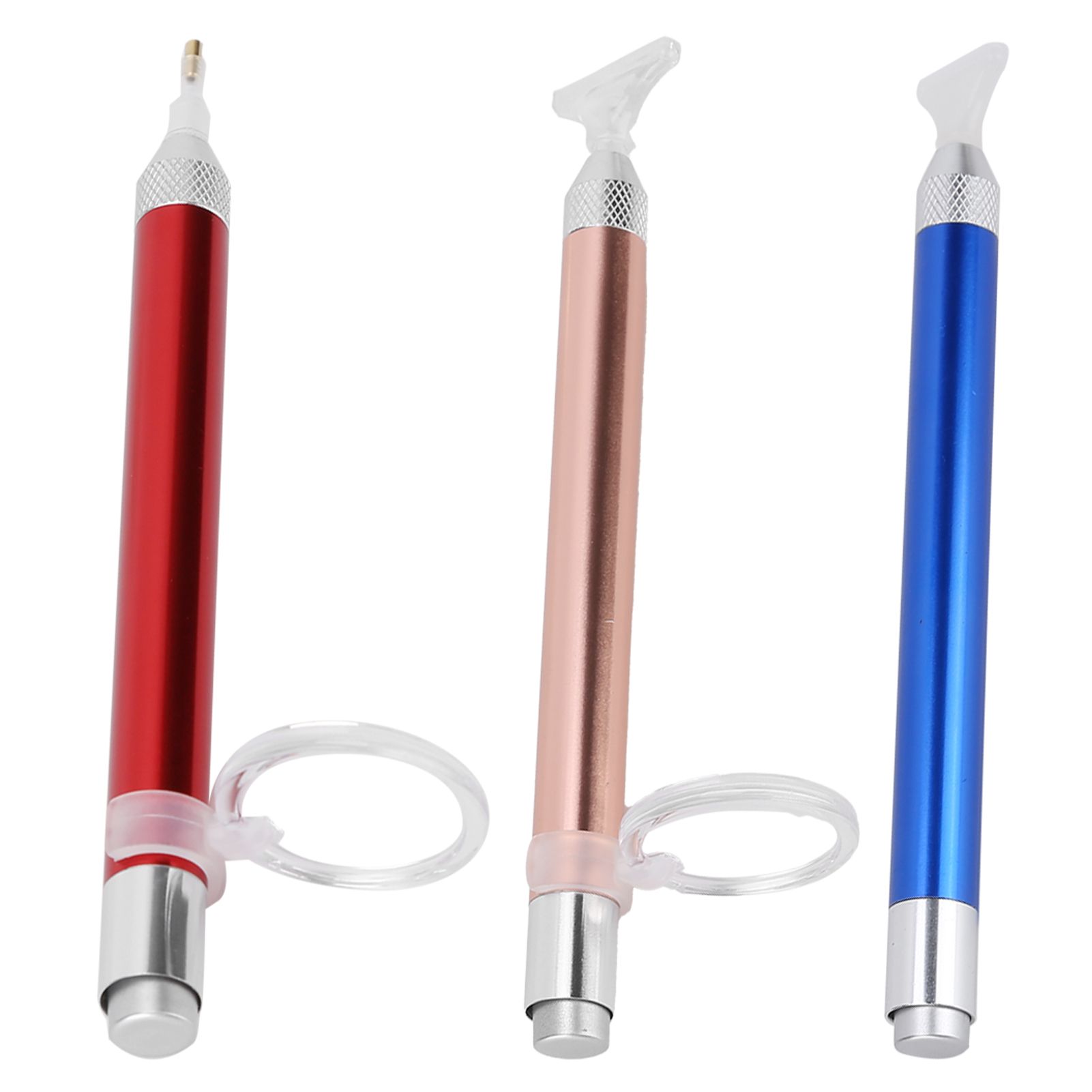 3Set Luminous Diamond Painting Pen with Magnifier for 5D DIY Diamond Art Cross view 5