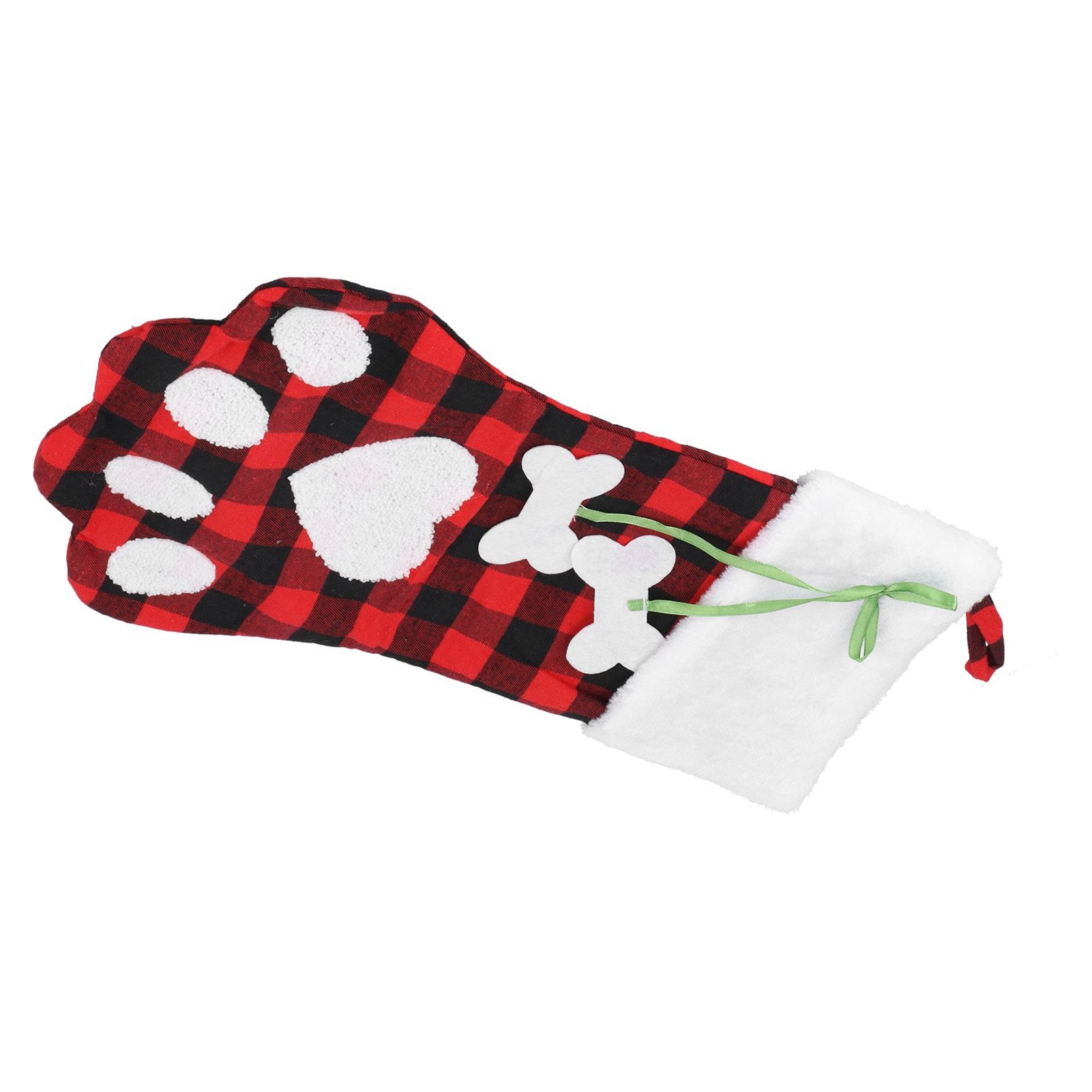 Paw Christmas Stockings Cute Dog Paw Hanging Christmas Stockings for Holiday view 6