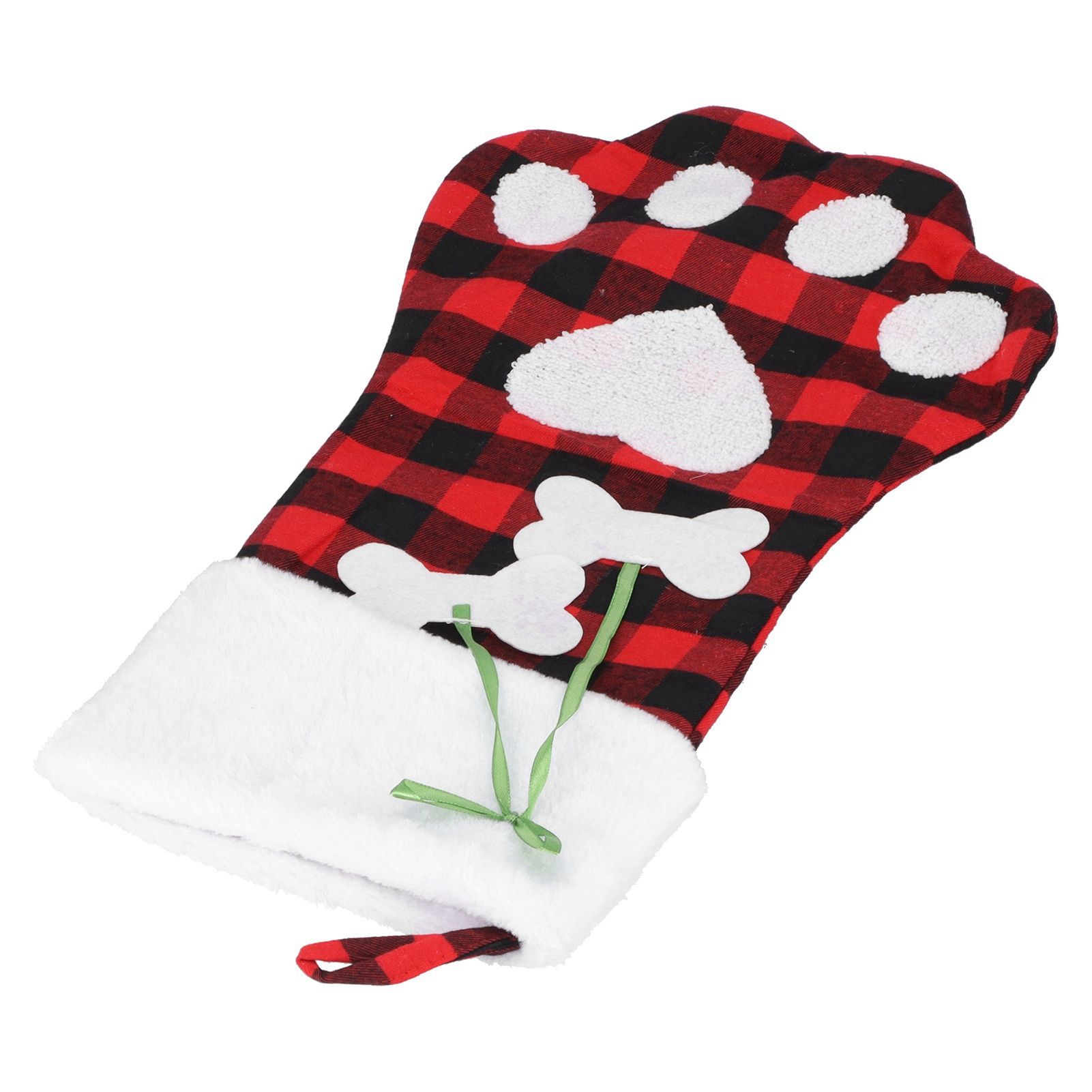 Paw Christmas Stockings Cute Dog Paw Hanging Christmas Stockings for Holiday view 7