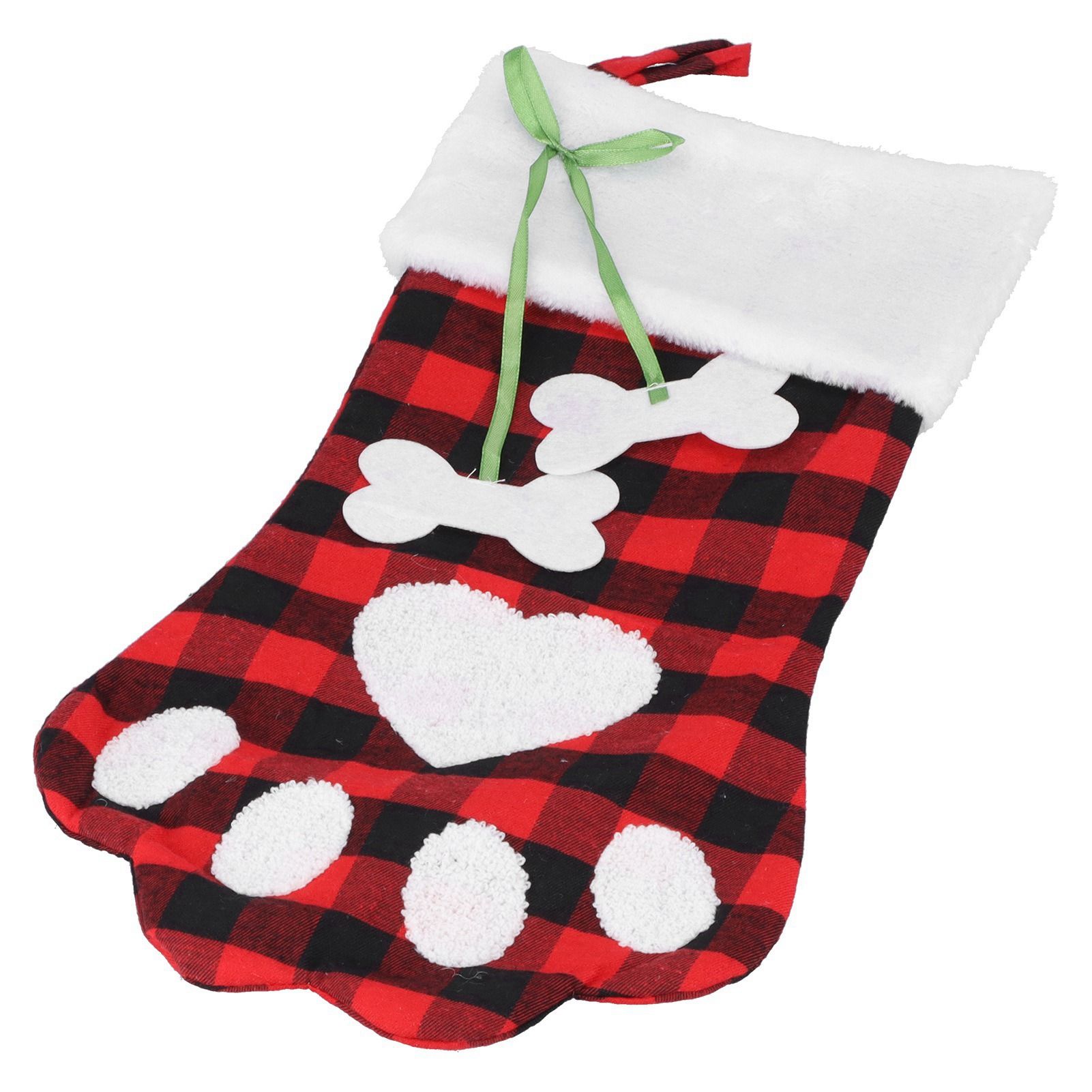 Paw Christmas Stockings Cute Dog Paw Hanging Christmas Stockings for Holiday view 8