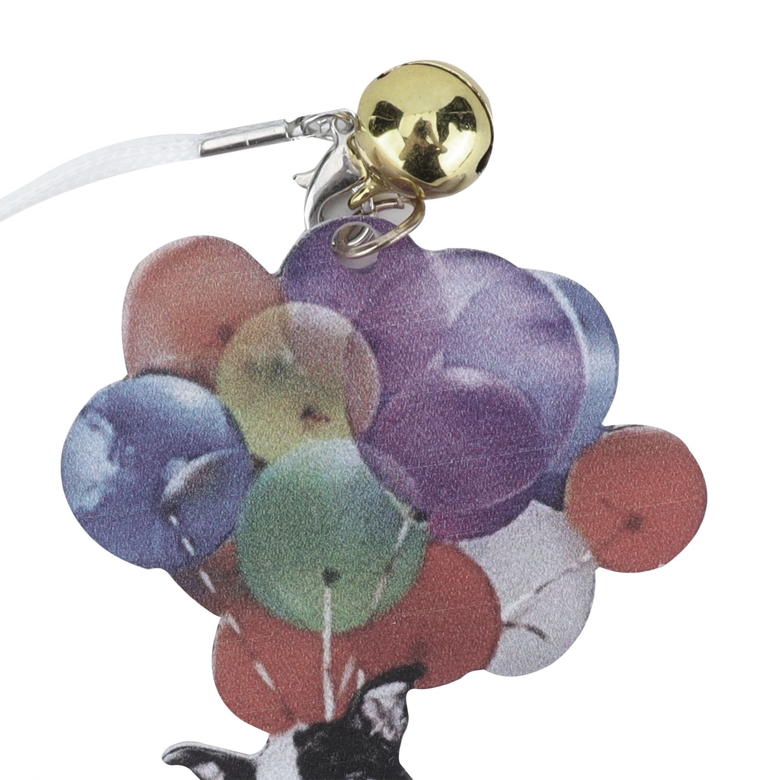 Car Pendant Cartoon Cute French Bulldog Color Balloon Car Decoration for view 14