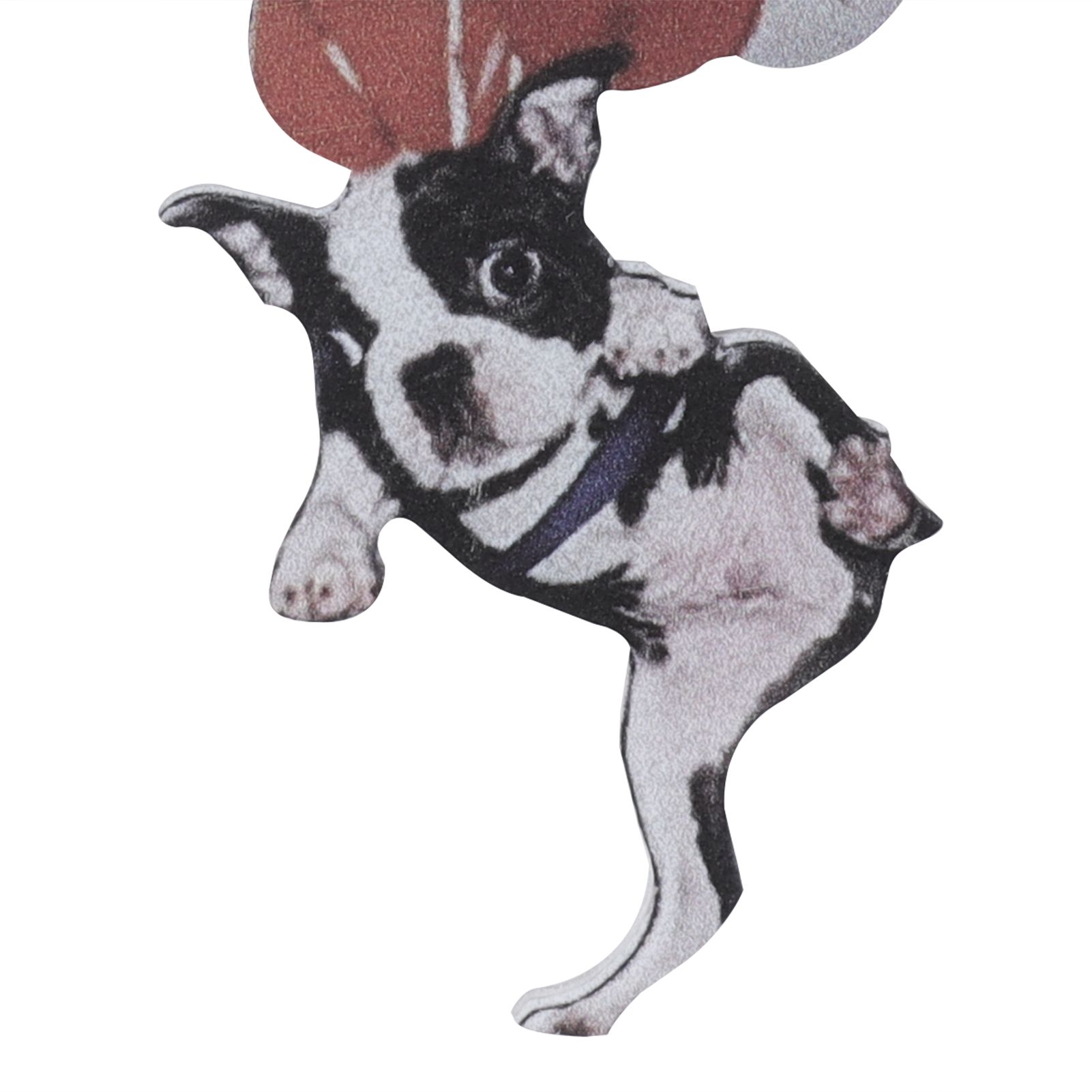 Car Pendant Cartoon Cute French Bulldog Color Balloon Car Decoration for view 15