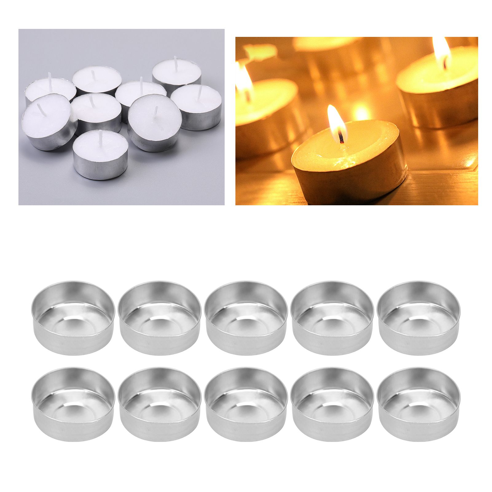 50Pcs Candle Base Longer Life Durable Heat Resistant DIY Material for Making view 12