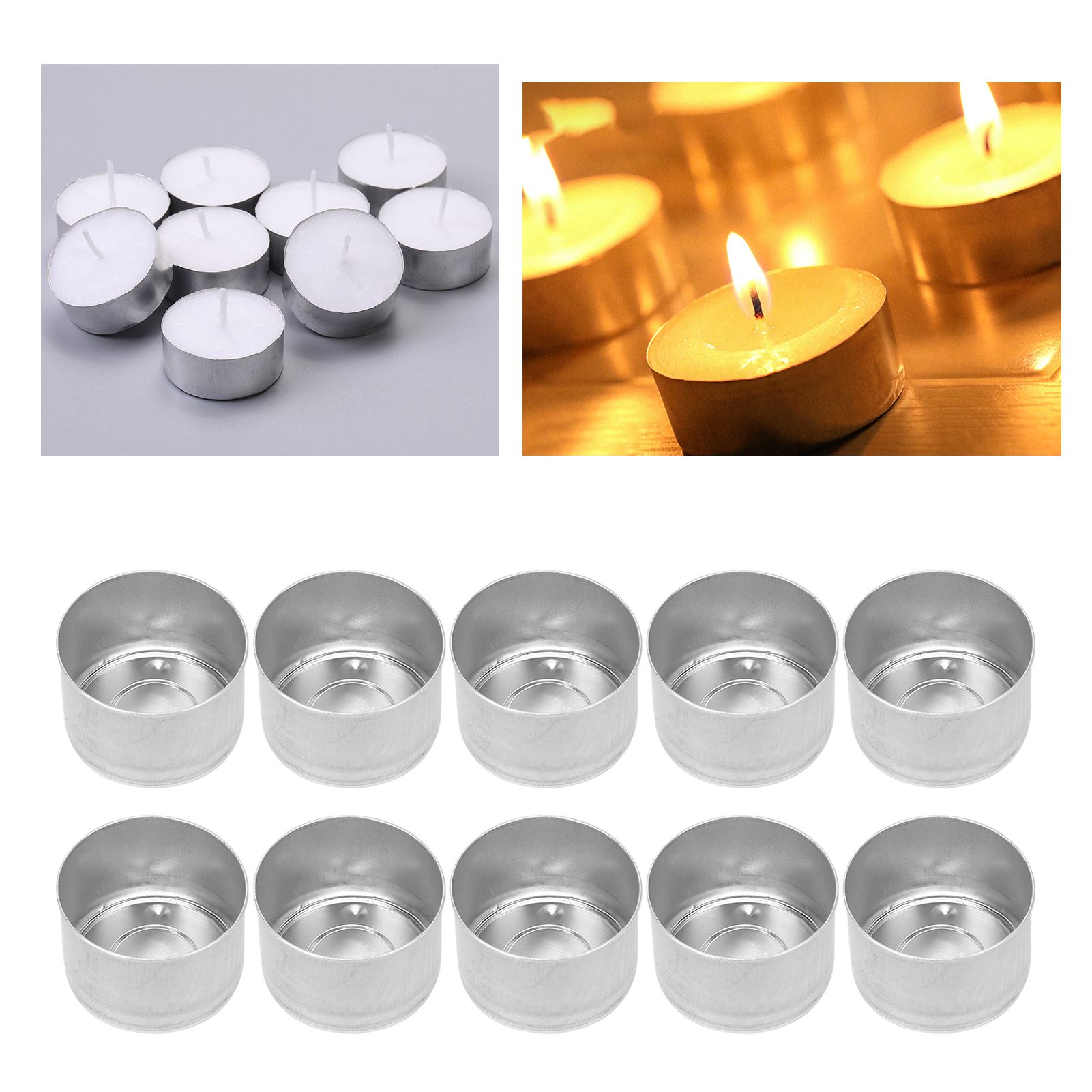50Pcs Candle Base Longer Life Durable Heat Resistant DIY Material for Making view 11