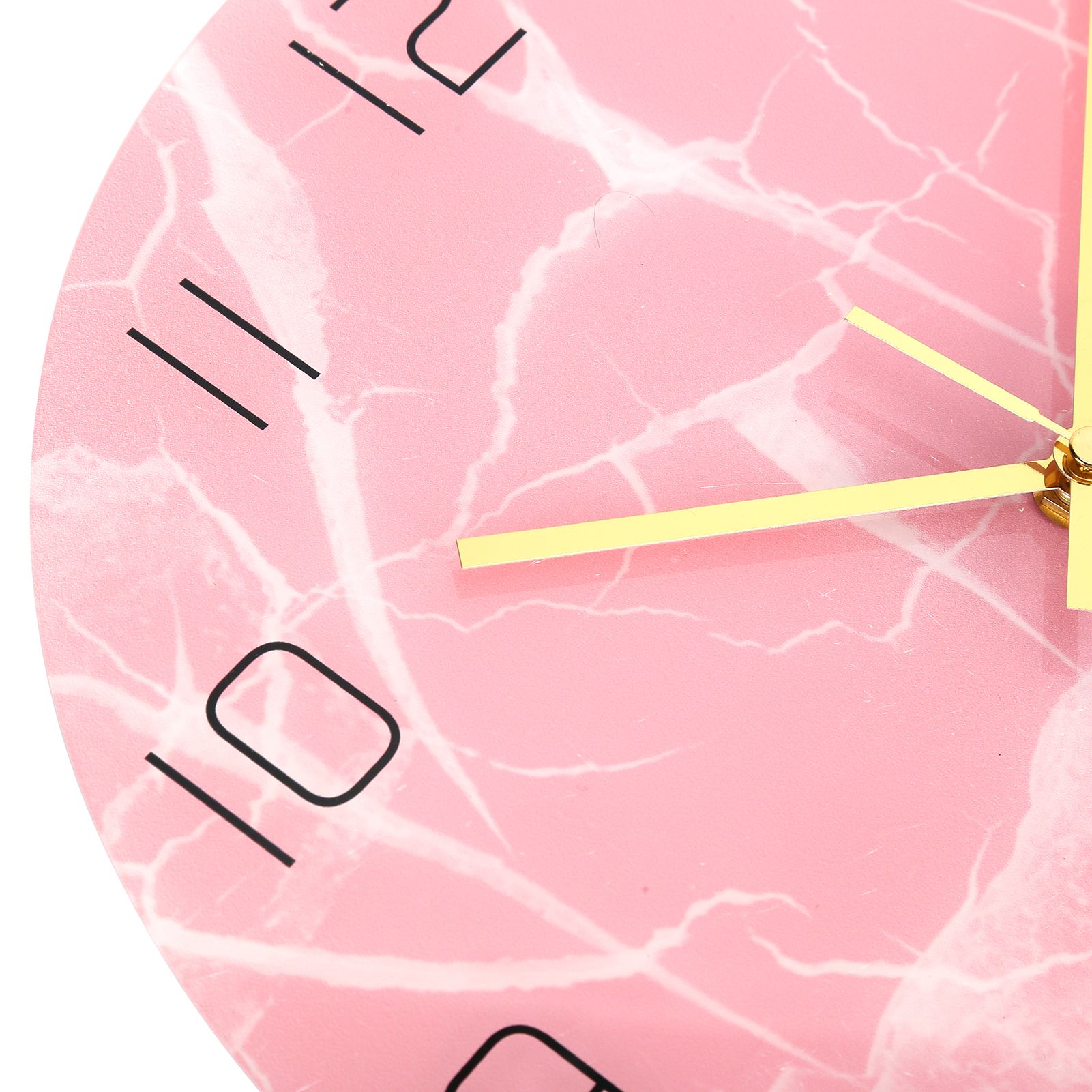 Innovative Pink Wall Clock Acrylic UV Printing Clock for Living Room Home Bedroom view 15