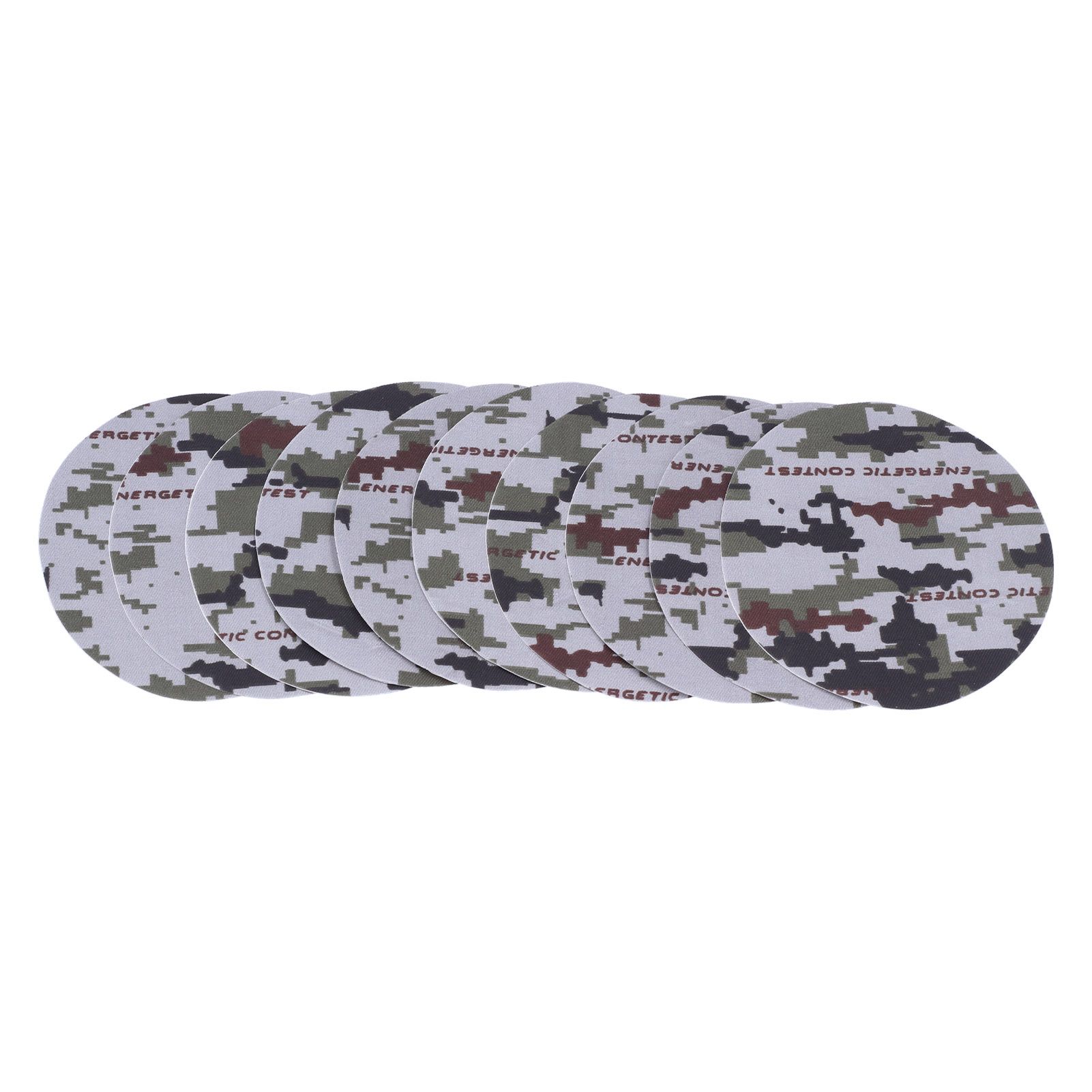 10PCS Camouflage Clothes Patches Clothing Repair Decorating Kit for Pants Down view 4