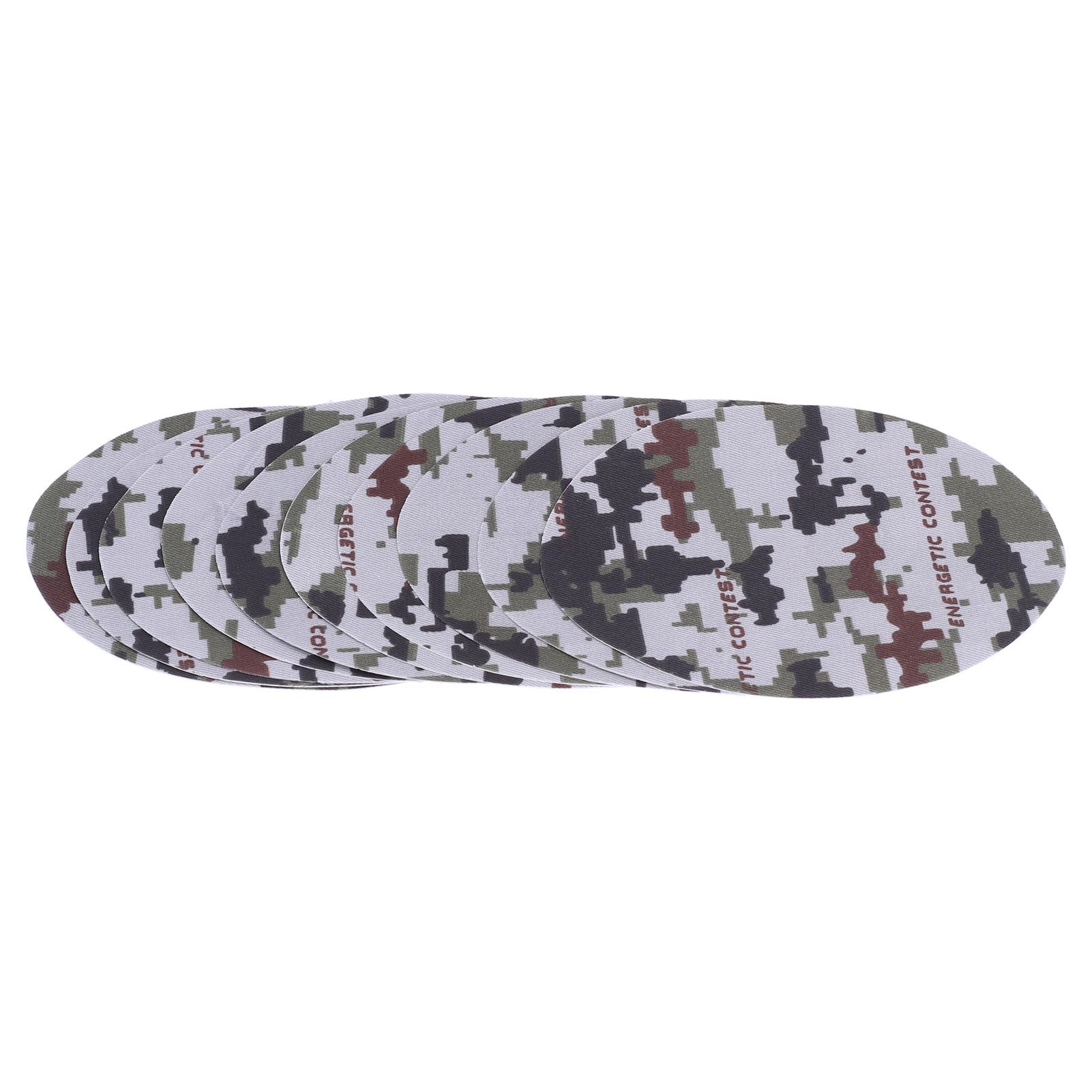 10PCS Camouflage Clothes Patches Clothing Repair Decorating Kit for Pants Down view 5