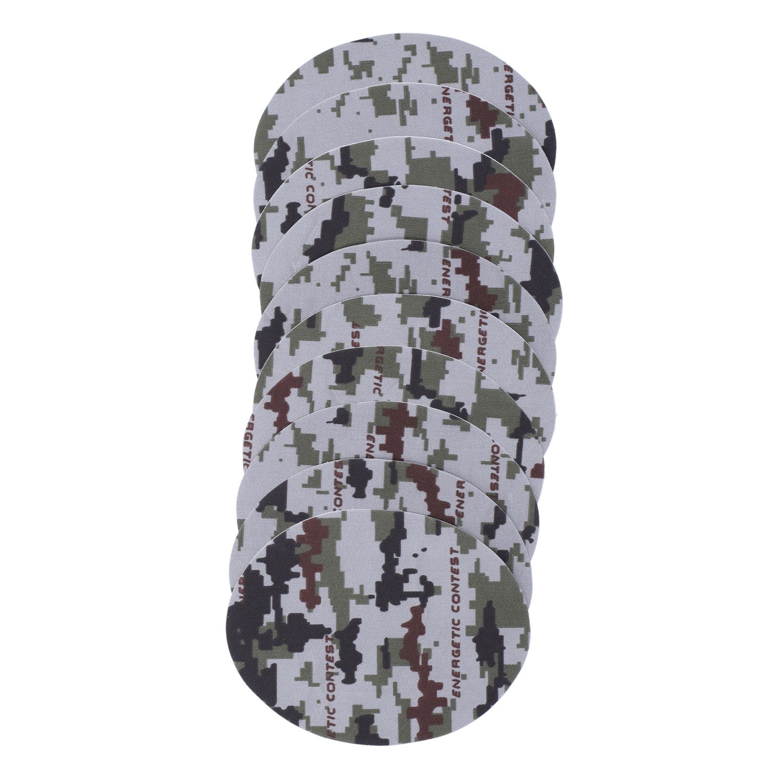 10PCS Camouflage Clothes Patches Clothing Repair Decorating Kit for Pants Down view 9