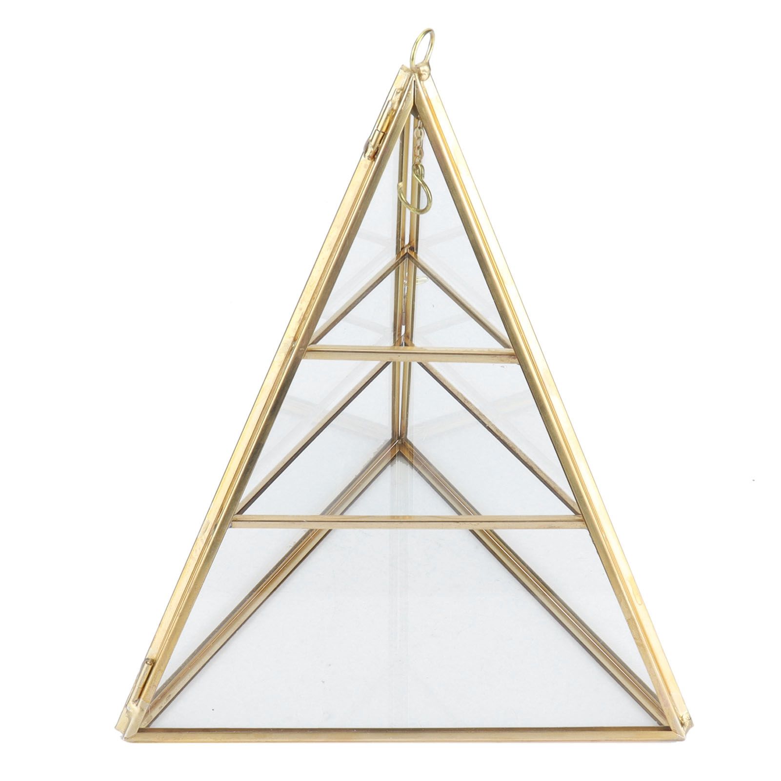 Jewelry Storage Rack Pyramid Shape 3 Layers Decorative Display Stand for view 5