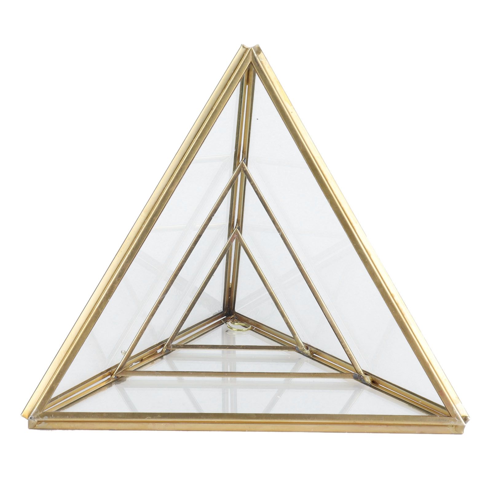 Jewelry Storage Rack Pyramid Shape 3 Layers Decorative Display Stand for view 8
