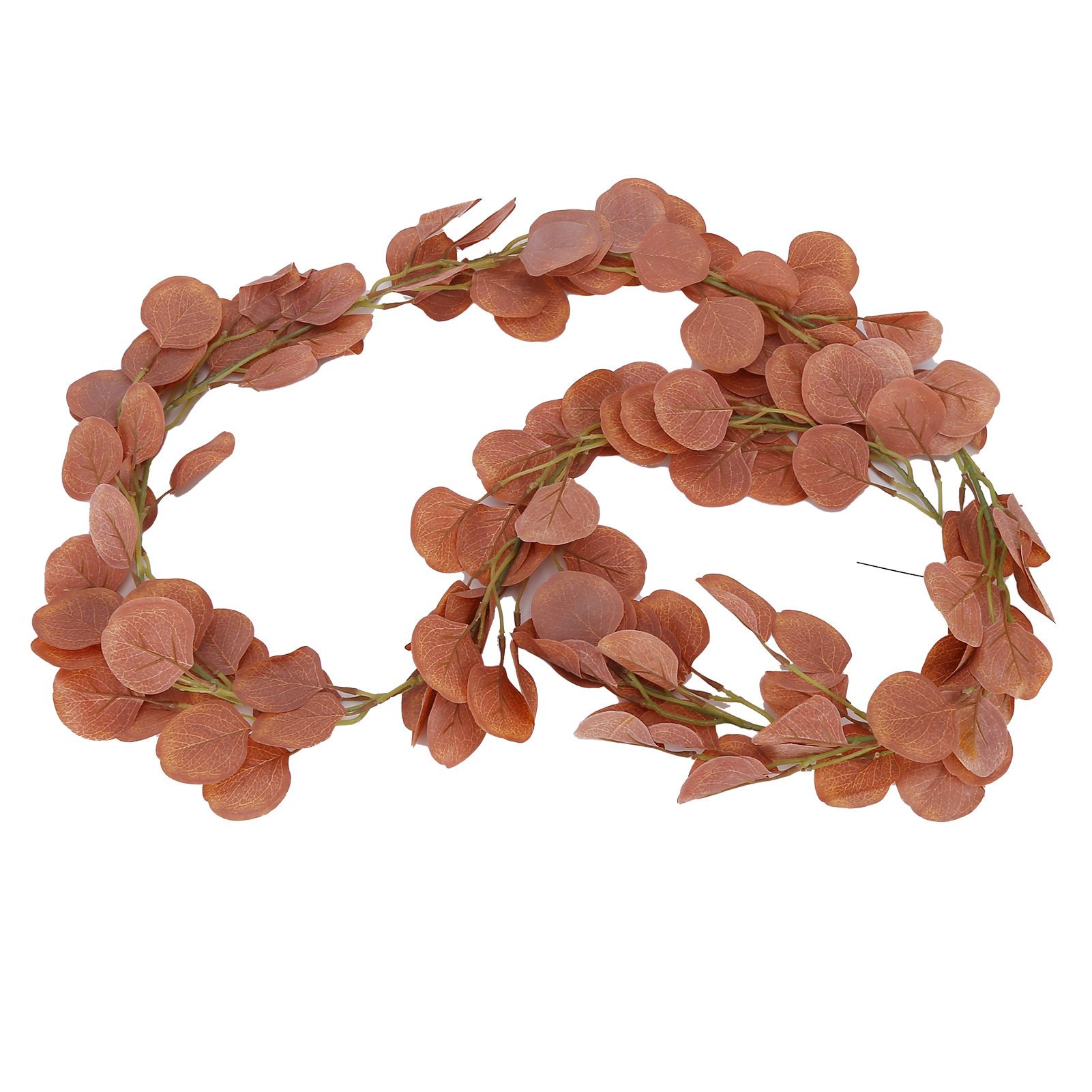 Fake Leaves Fabric Simulated Exquisite Greenery Eucalyptus Garland for Home view 3