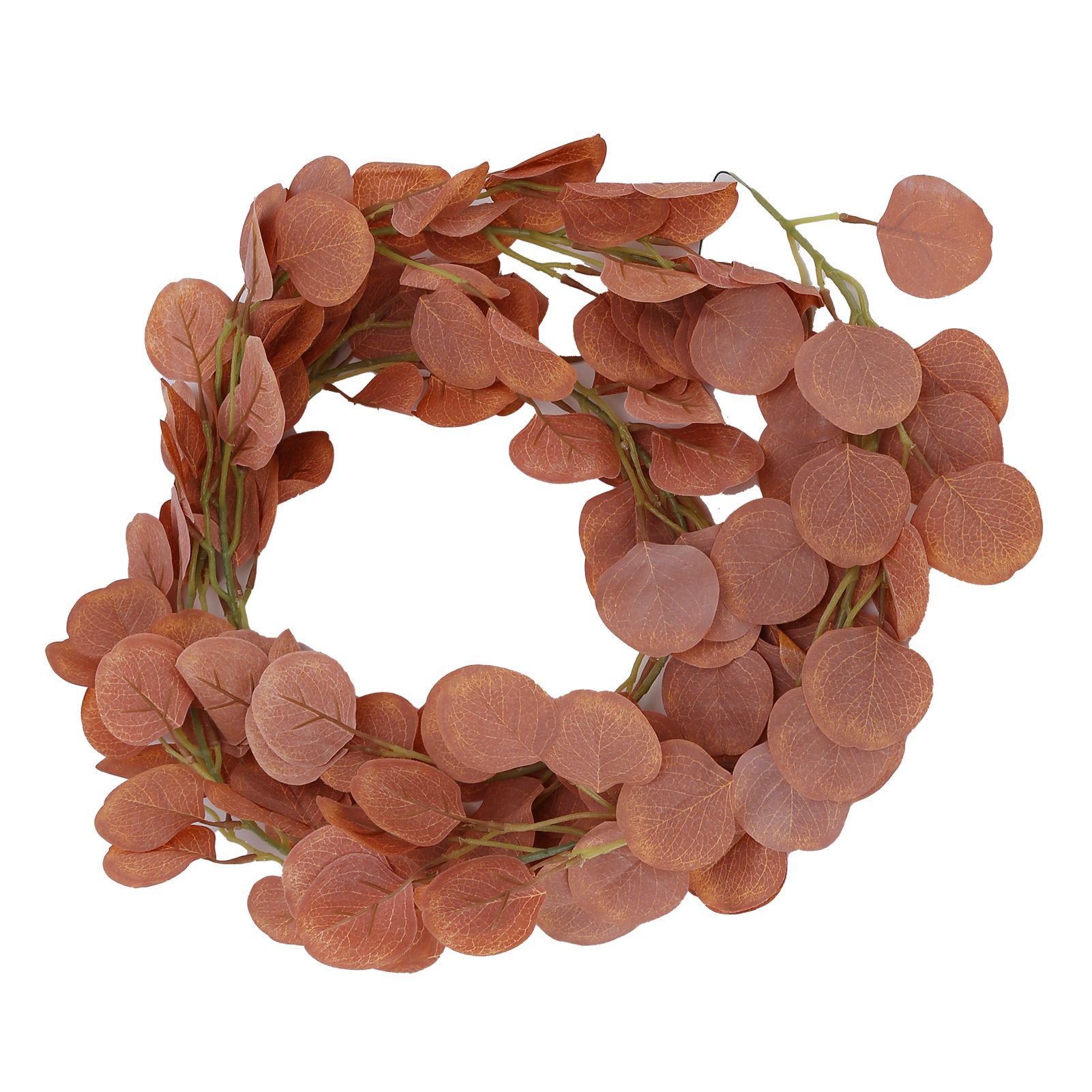 Fake Leaves Fabric Simulated Exquisite Greenery Eucalyptus Garland for Home view 4