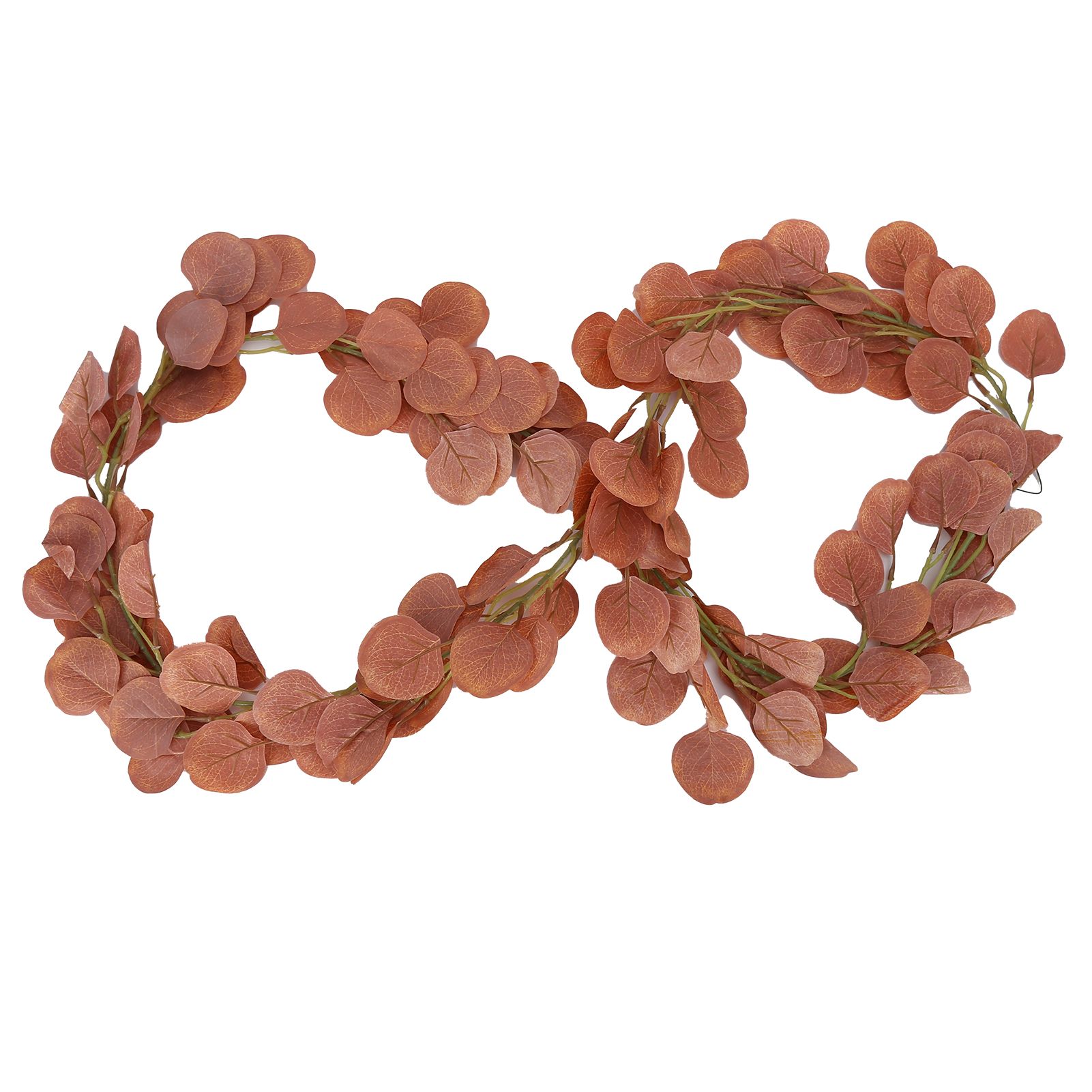 Fake Leaves Fabric Simulated Exquisite Greenery Eucalyptus Garland for Home view 8