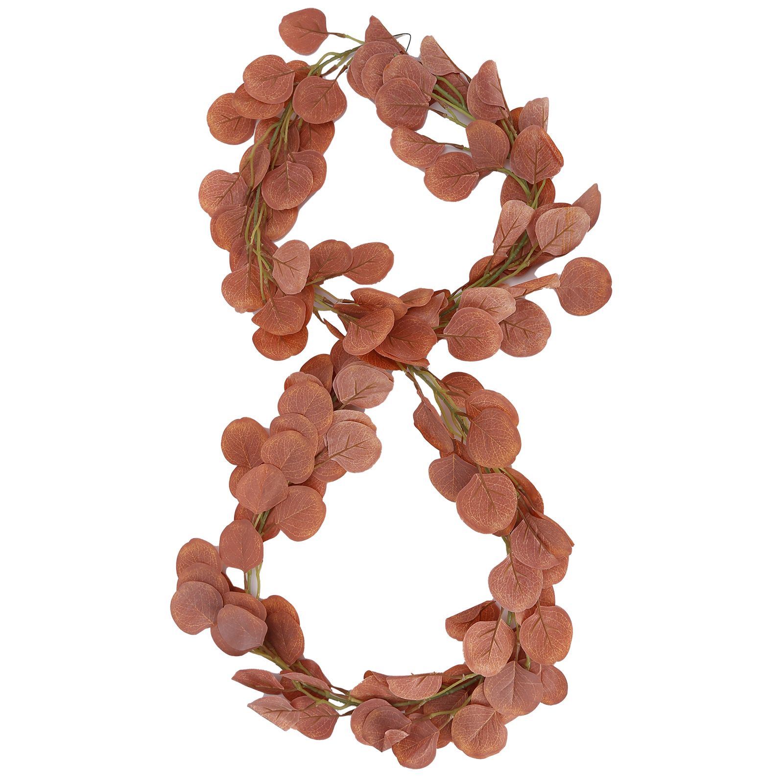 Fake Leaves Fabric Simulated Exquisite Greenery Eucalyptus Garland for Home view 9