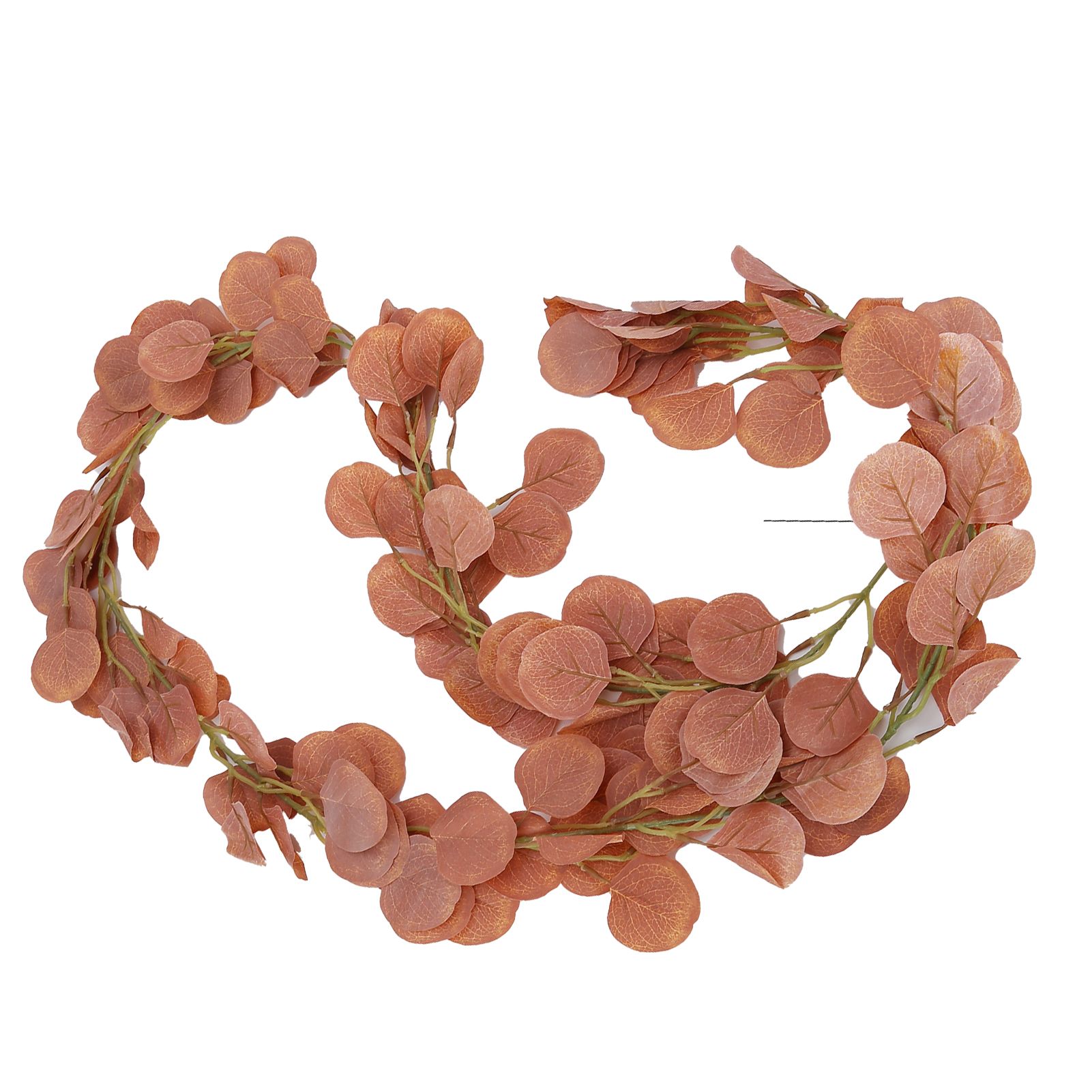Fake Leaves Fabric Simulated Exquisite Greenery Eucalyptus Garland for Home view 10