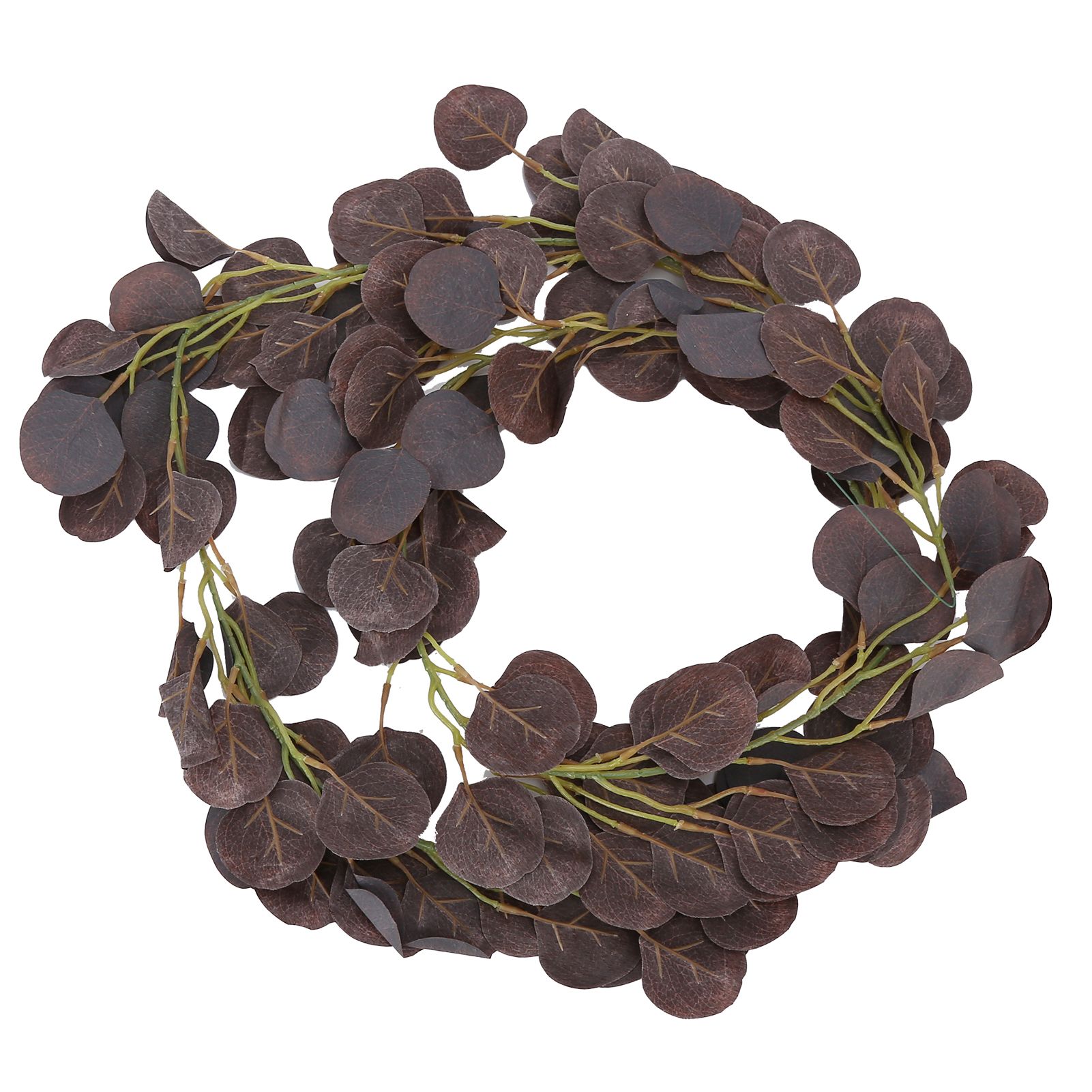 Fake Leaves Fabric Simulated Exquisite Greenery Eucalyptus Garland for Home view 7