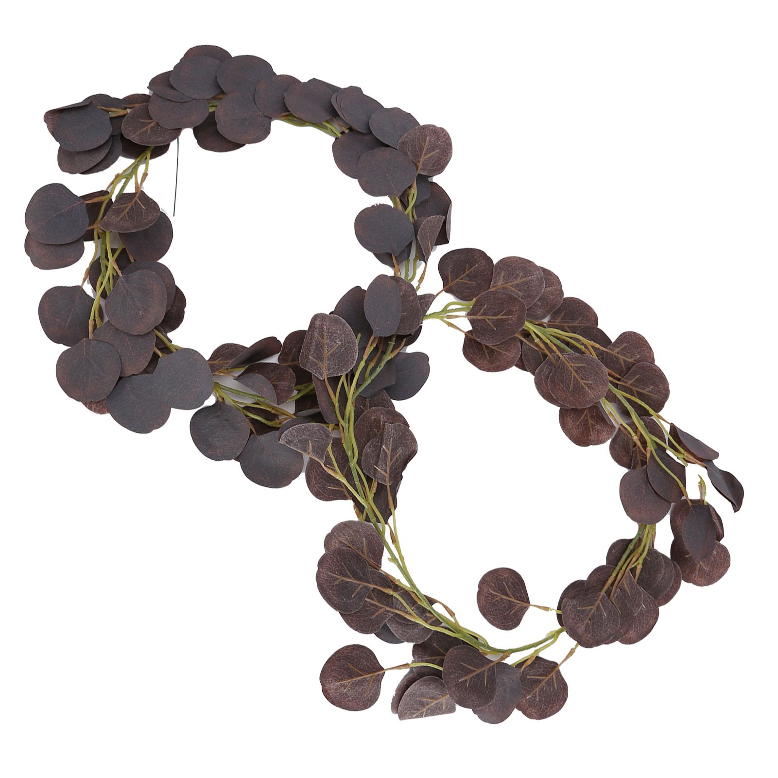 Fake Leaves Fabric Simulated Exquisite Greenery Eucalyptus Garland for Home view 8