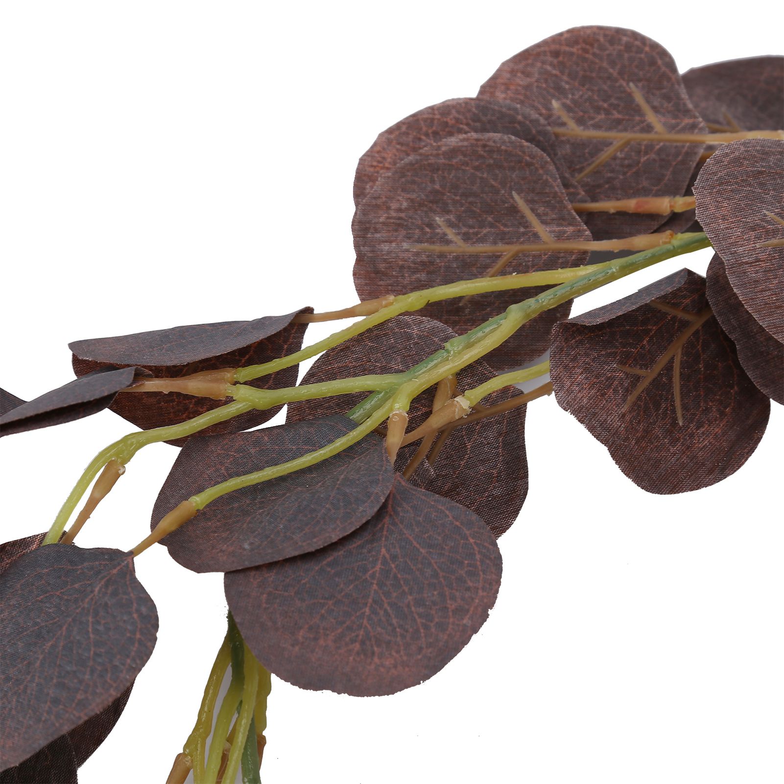 Fake Leaves Fabric Simulated Exquisite Greenery Eucalyptus Garland for Home view 13