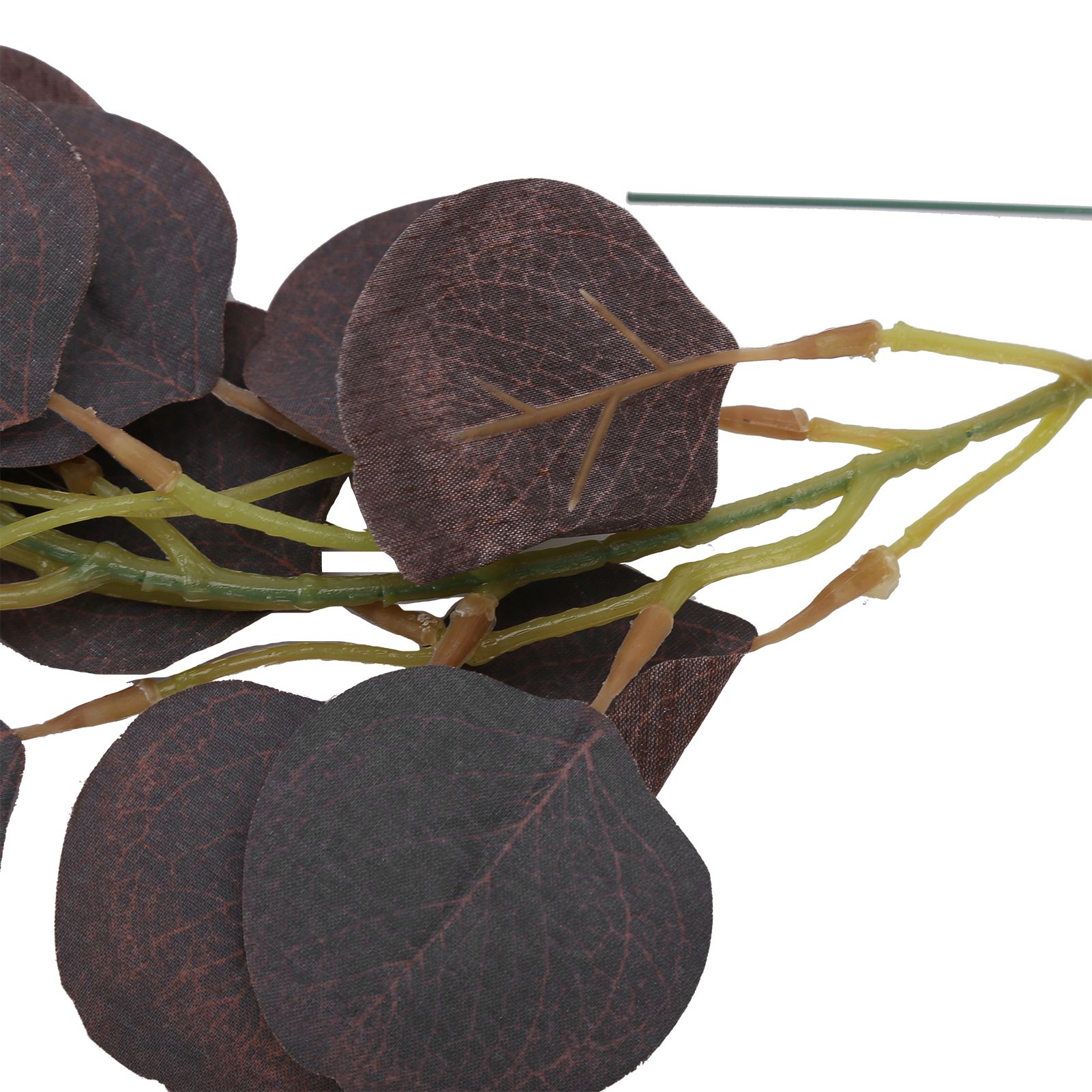 Fake Leaves Fabric Simulated Exquisite Greenery Eucalyptus Garland for Home view 14