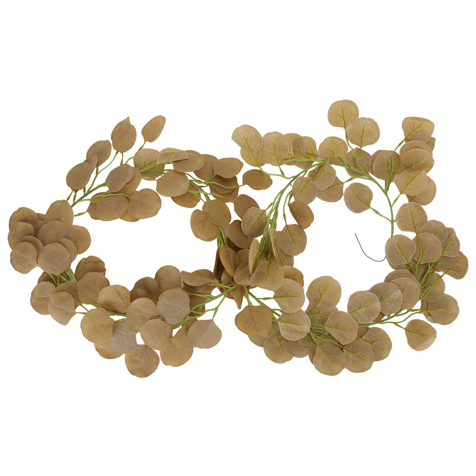 Fake Leaves Fabric Simulated Exquisite Greenery Eucalyptus Garland for Home view 2