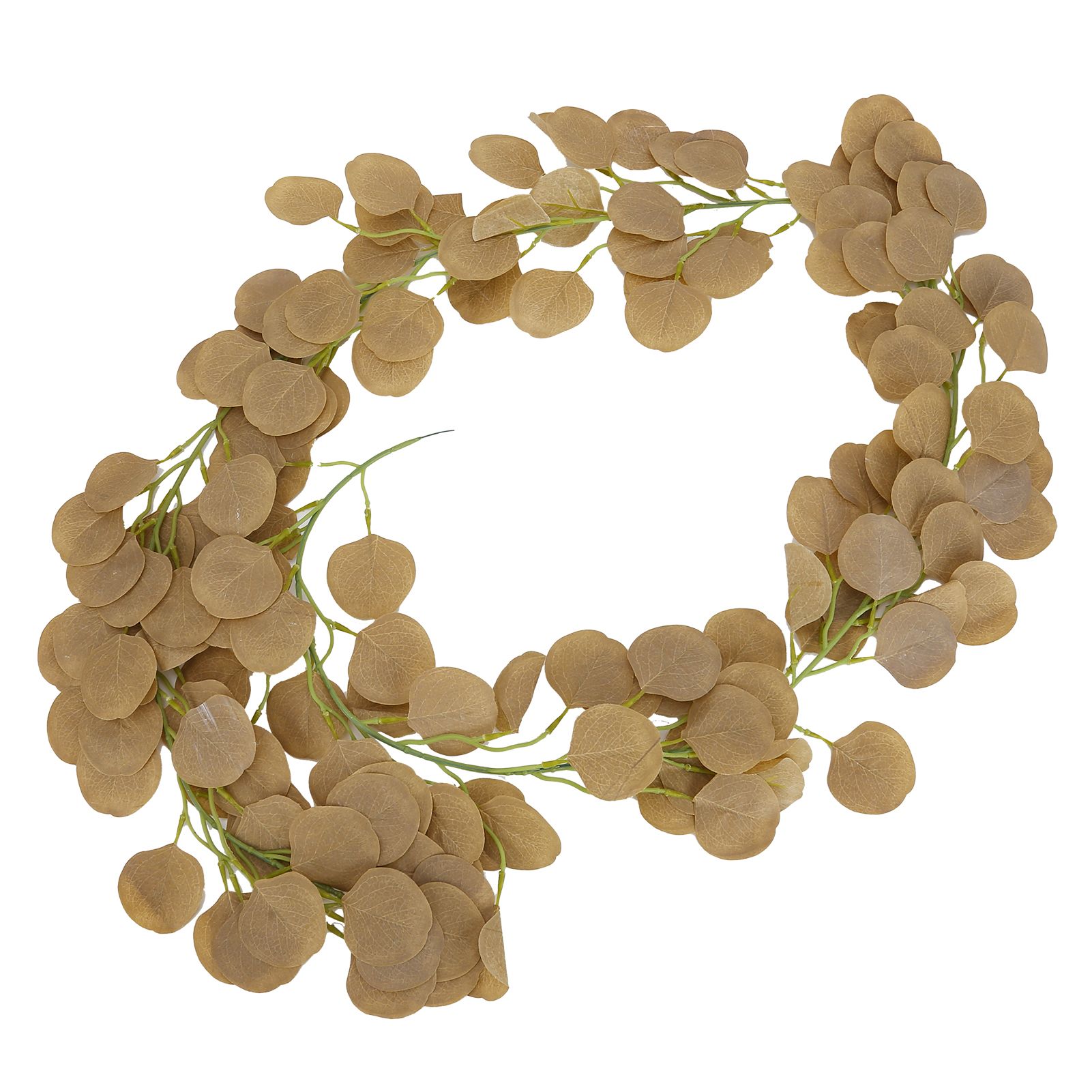 Fake Leaves Fabric Simulated Exquisite Greenery Eucalyptus Garland for Home view 3
