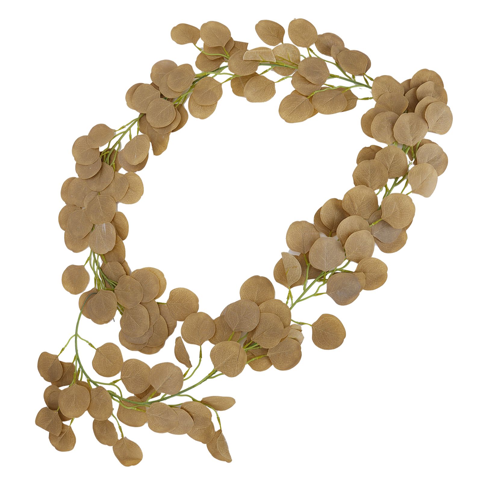 Fake Leaves Fabric Simulated Exquisite Greenery Eucalyptus Garland for Home view 4